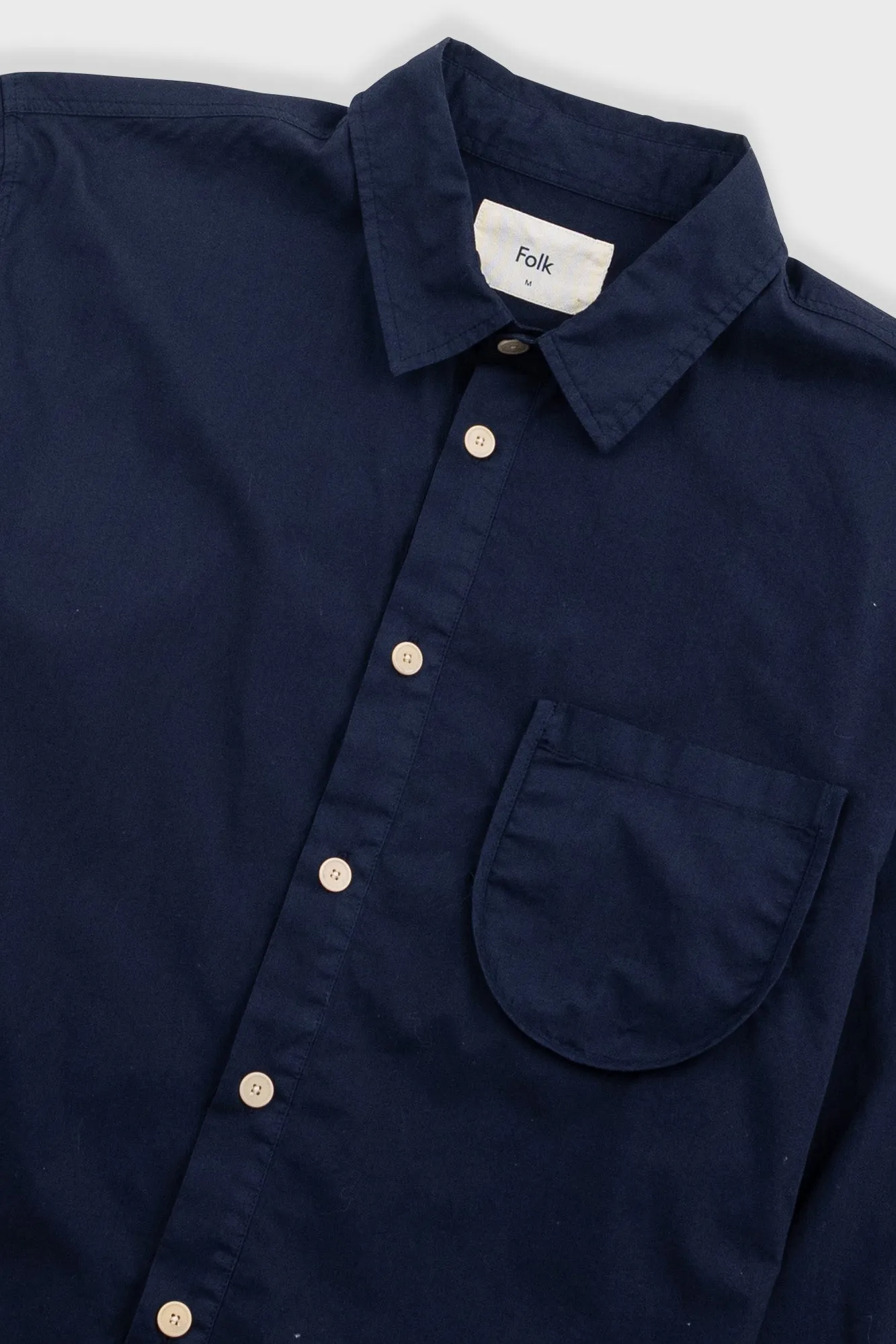 Curve Shirt - Deep Navy sold by Folk product image thumbnail 5