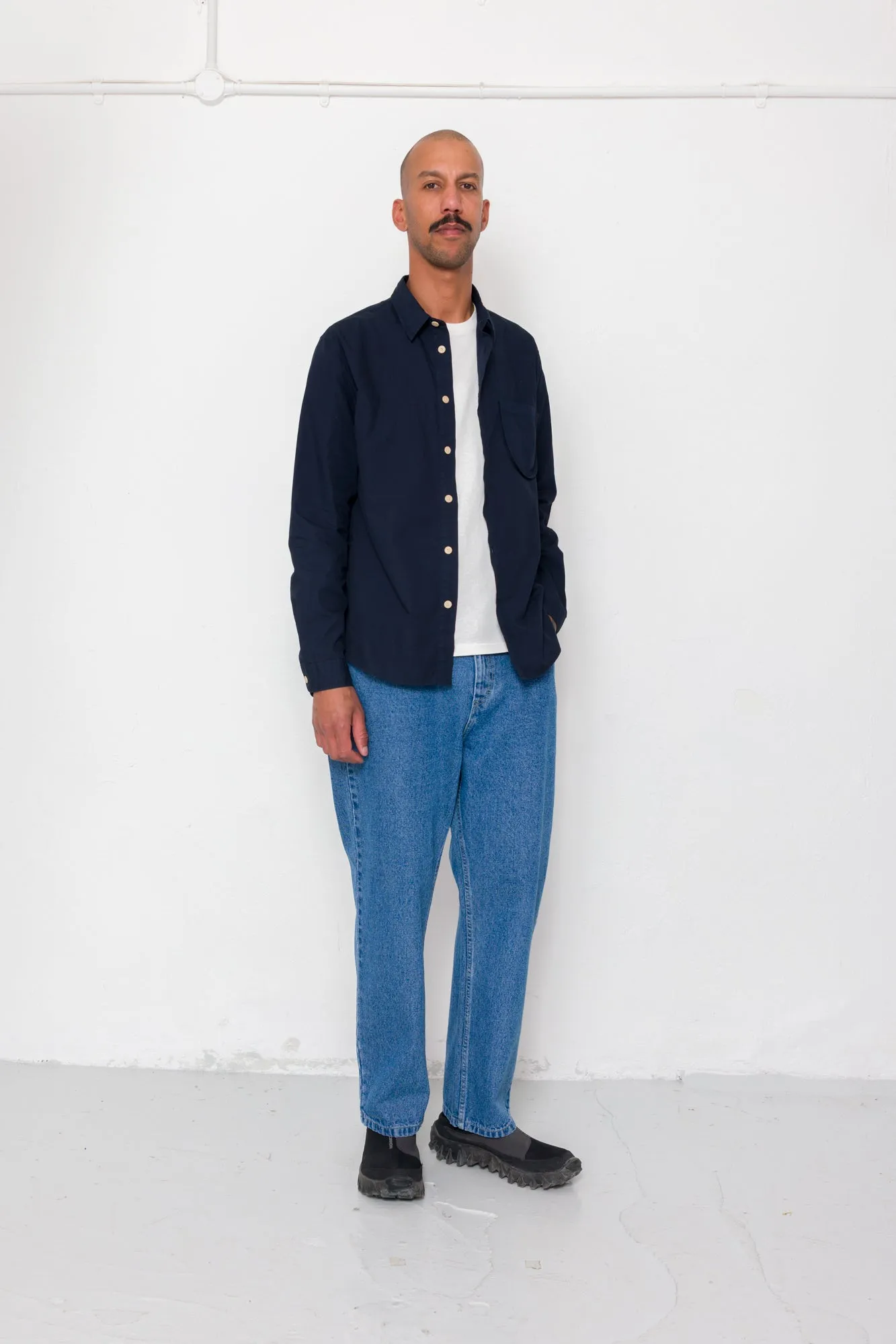 Curve Shirt - Deep Navy sold by Folk product image thumbnail 2