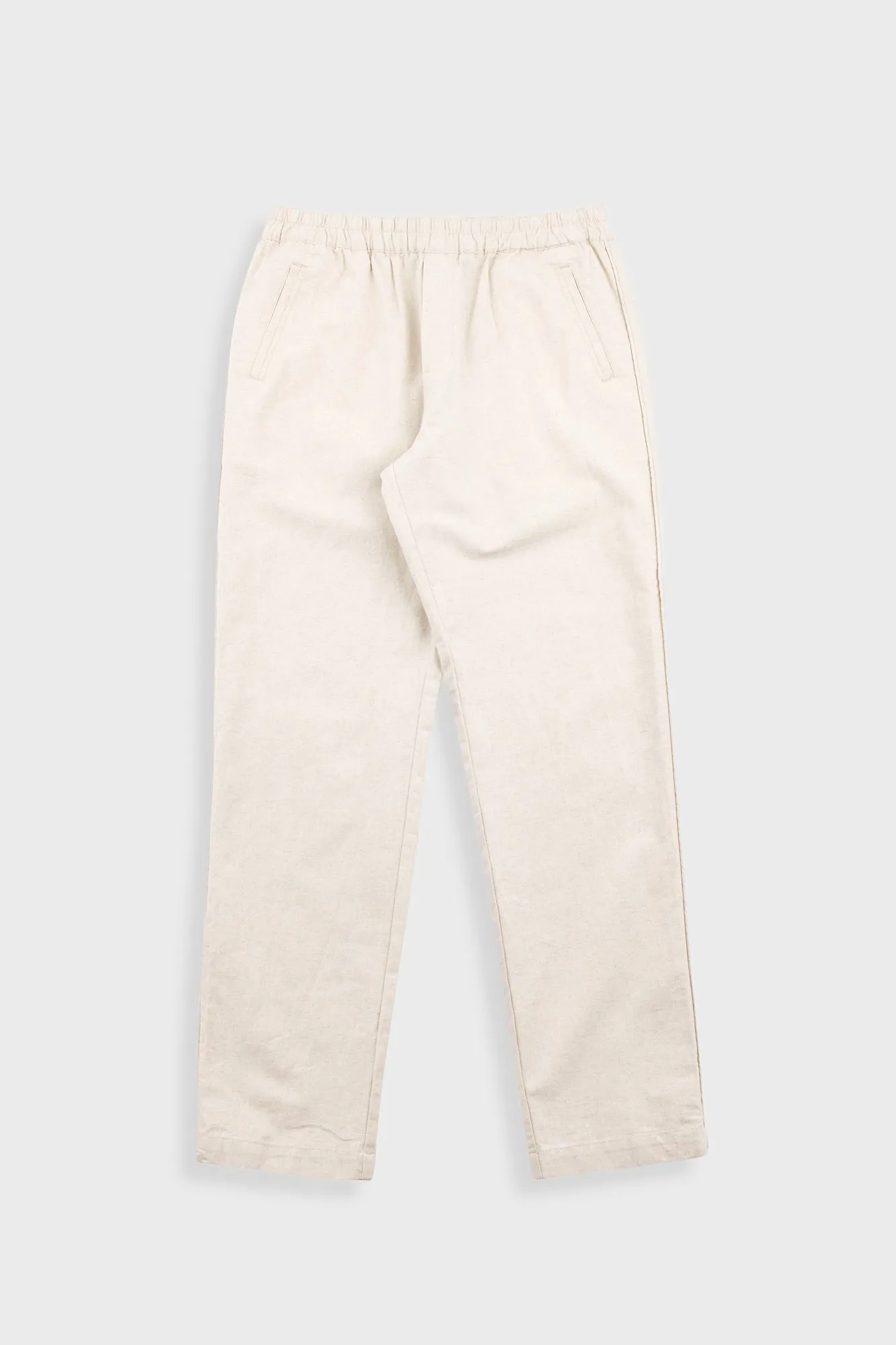 Cotton Linen Trouser - Natural Linen Canvas sold by Folk