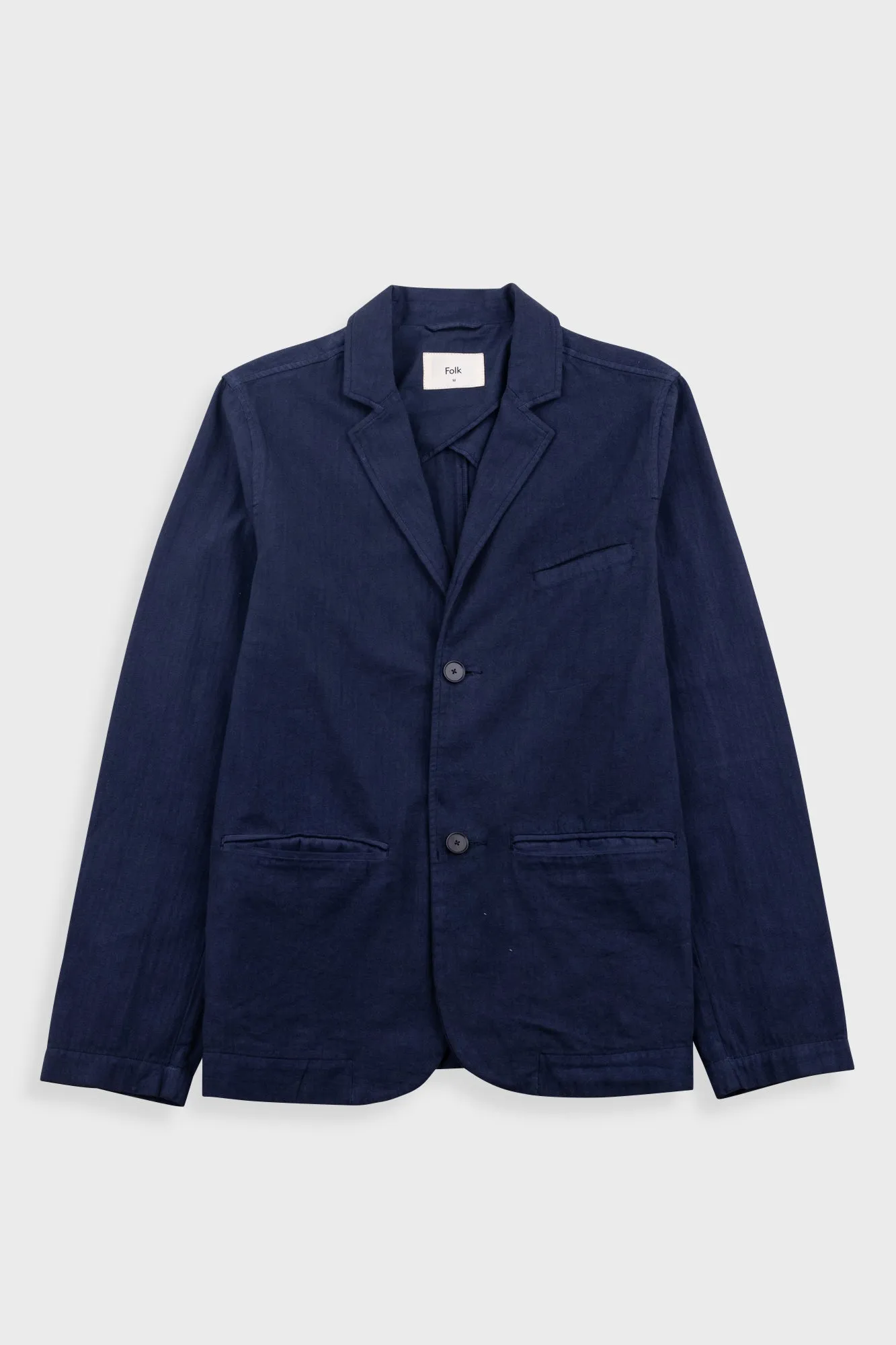 Assembly Blazer - Navy Herringbone sold by Folk