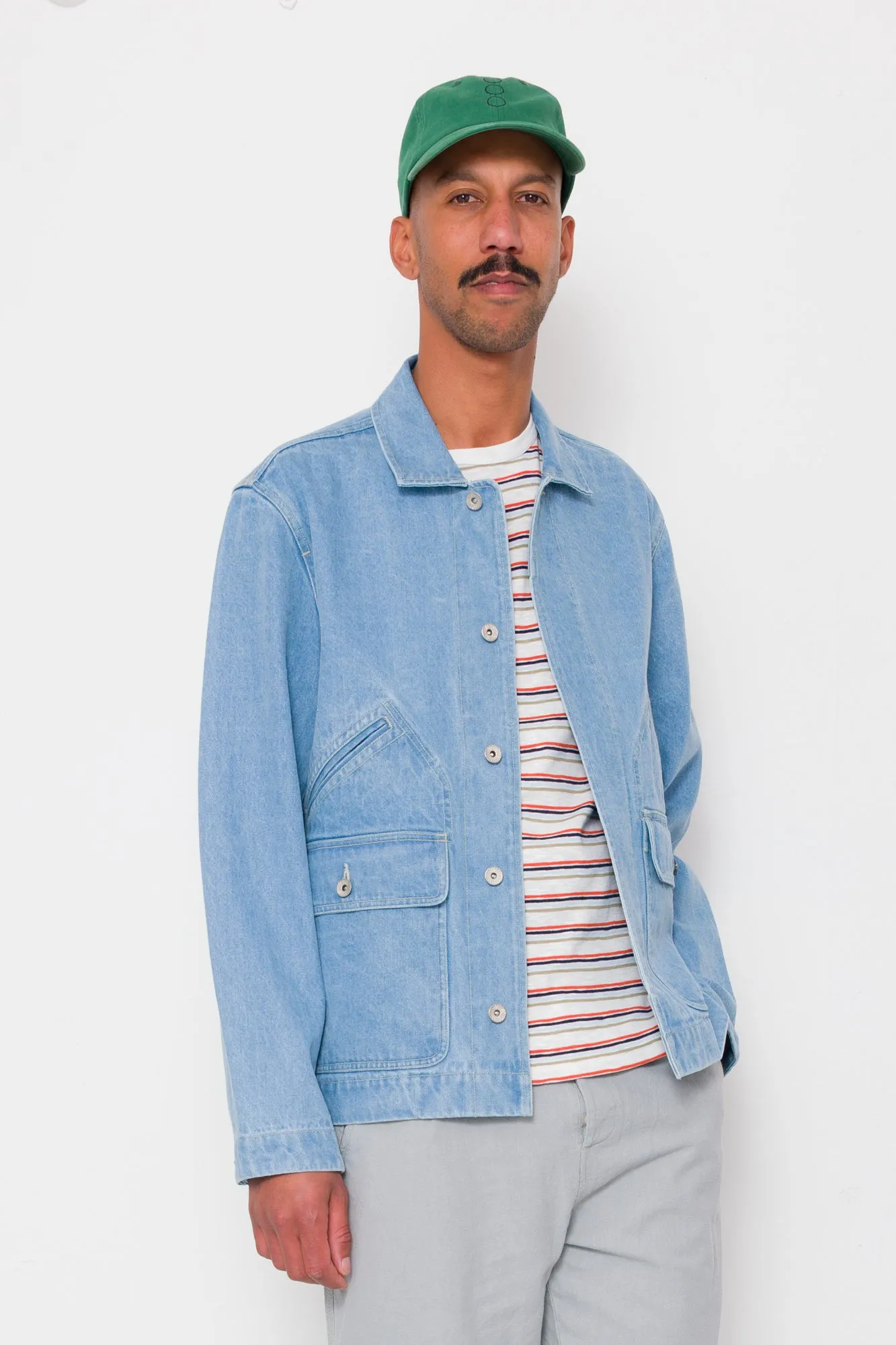 Archive Jacket - Light Denim sold by Folk product image thumbnail 2