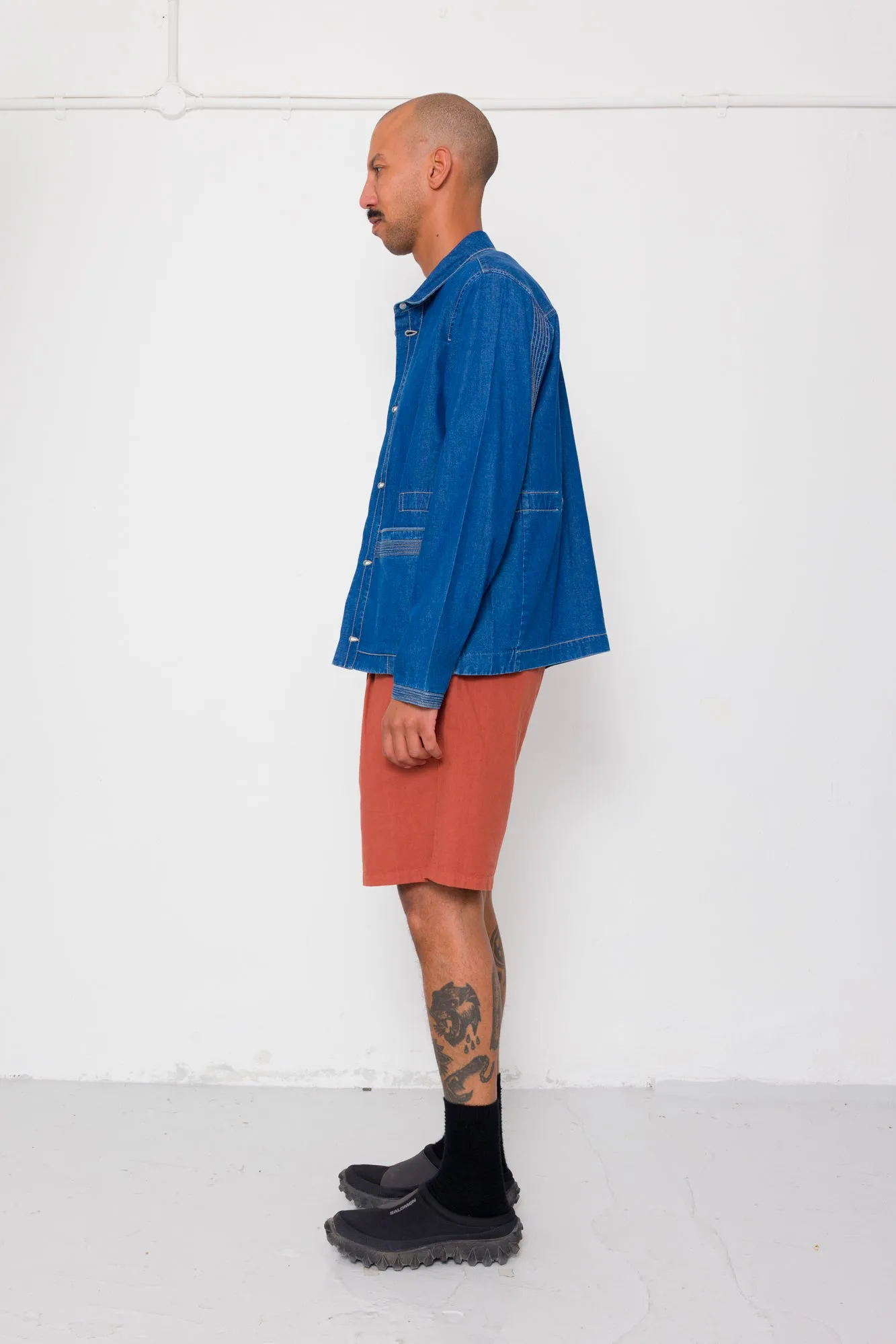 Anniversary Jacket - Indigo Denim sold by Folk product image thumbnail 4