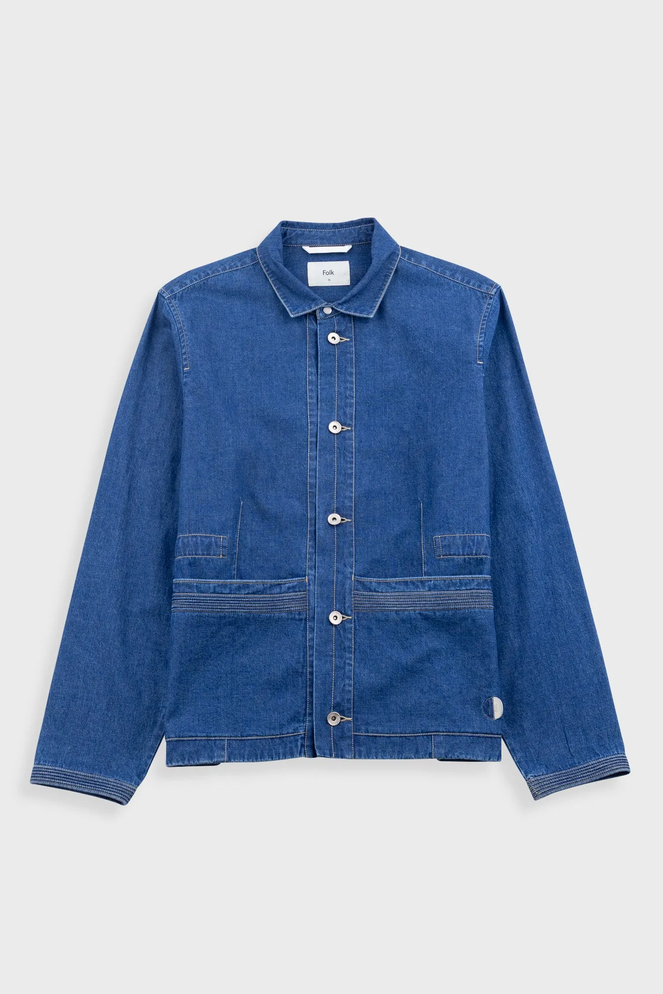 Anniversary Jacket - Indigo Denim sold by Folk product image thumbnail 2