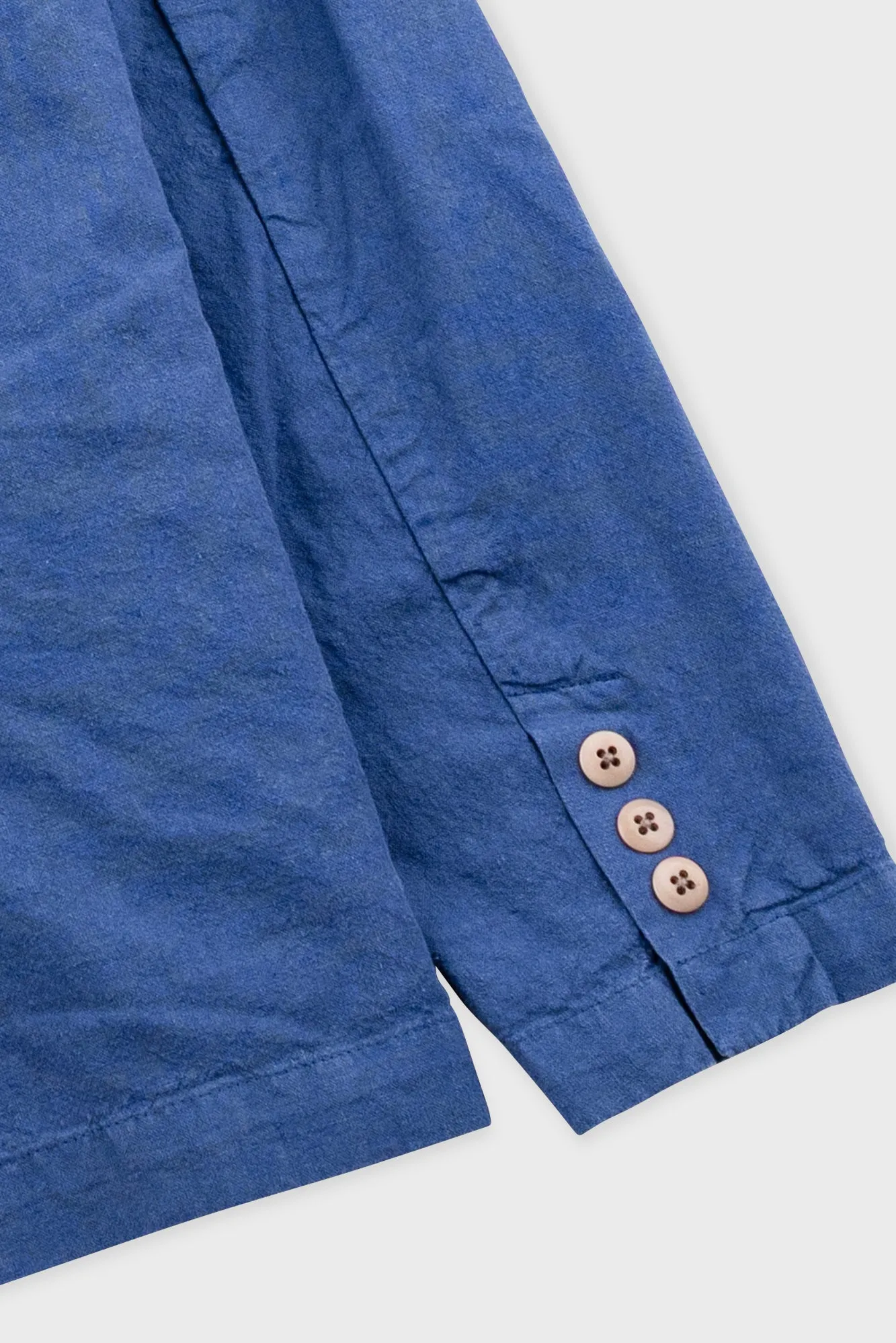 Cotton Linen Blazer - Woad sold by Folk product image thumbnail 5