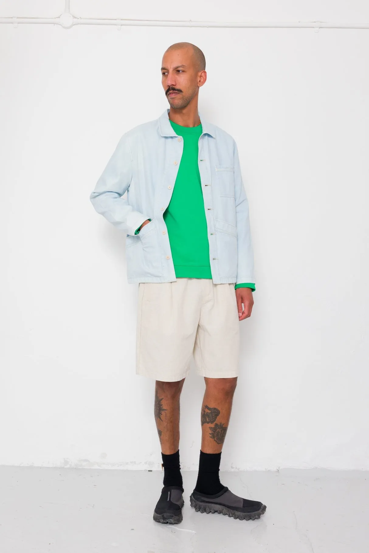 Meyer Shirt Jacket - Light Denim sold by Folk product image thumbnail 3