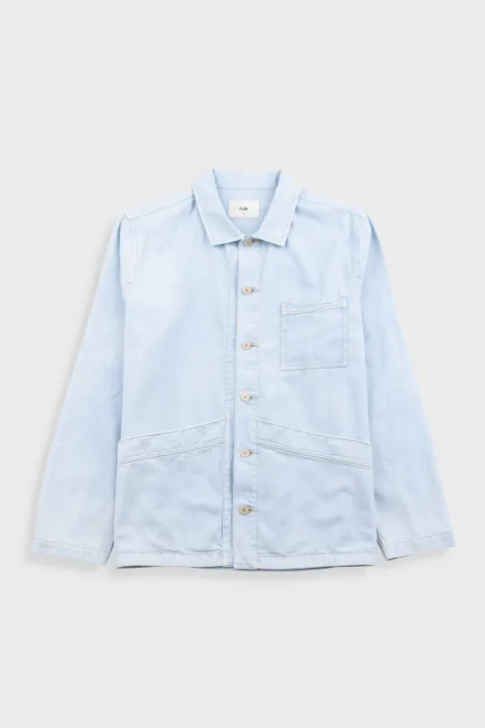 Meyer Shirt Jacket - Light Denim made by Folk