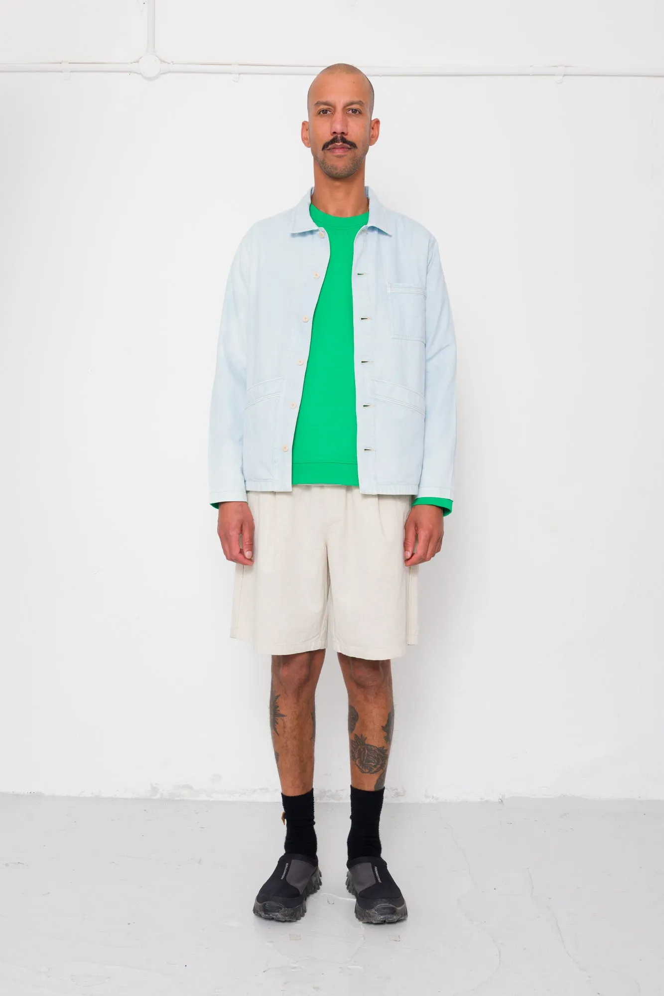 Meyer Shirt Jacket - Light Denim sold by Folk product image thumbnail 2
