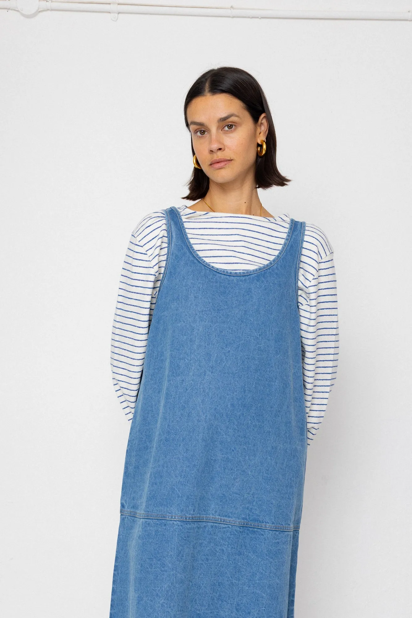 Slip Dress - Heavy Bleach Wash sold by Folk product image thumbnail 4