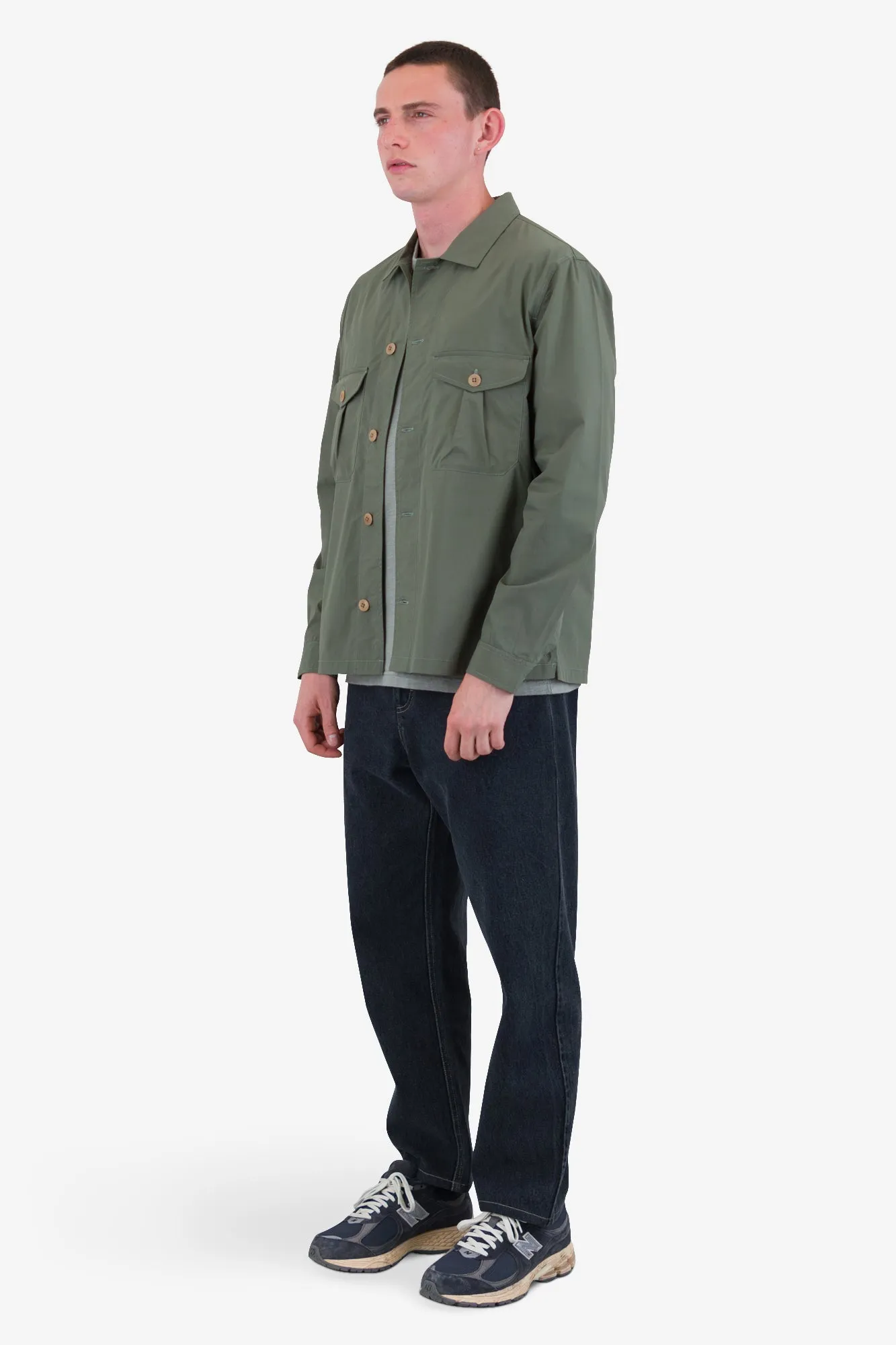 Revere Overshirt - Dark Sage sold by Folk product image thumbnail 3