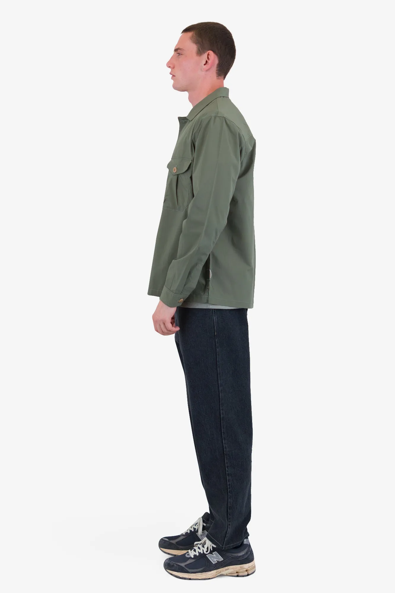 Revere Overshirt - Dark Sage sold by Folk product image thumbnail 4
