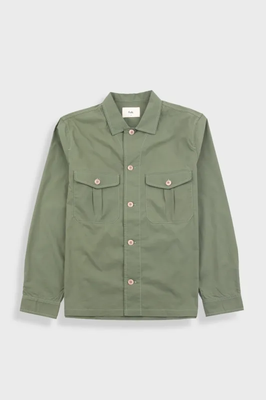 Revere Overshirt - Dark Sage made by Folk