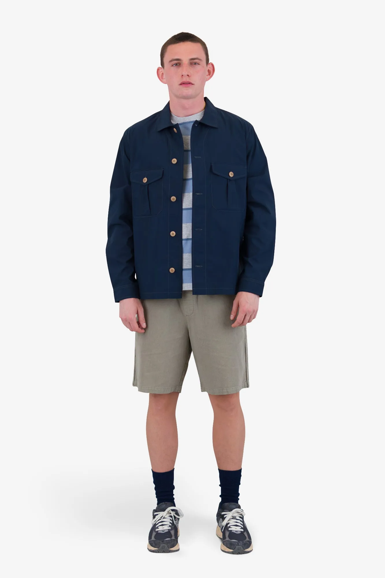 Revere Overshirt - Navy sold by Folk product image thumbnail 2