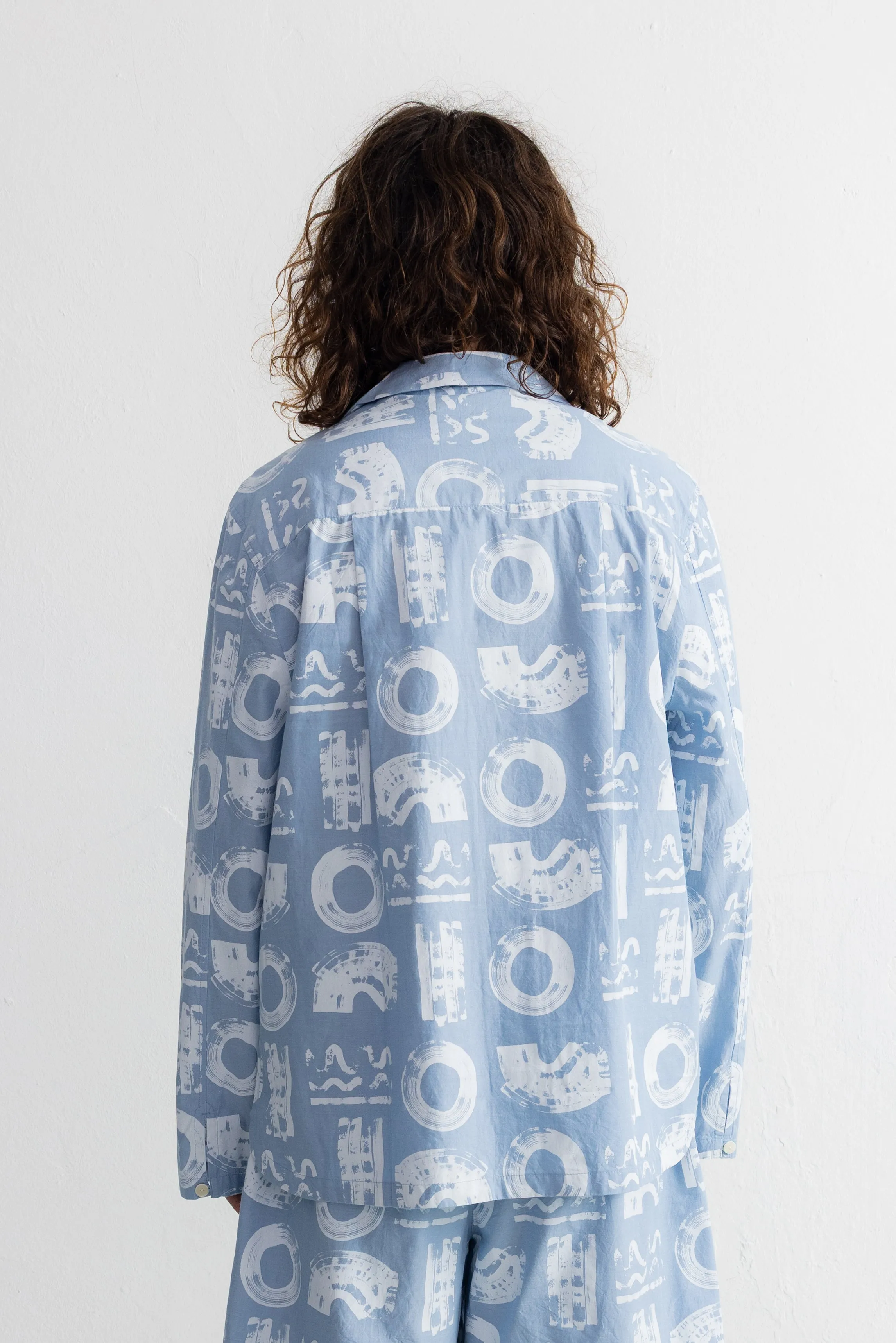 Loungewear Shirt - Icon Print | Kate Gibb sold by Folk product image thumbnail 4