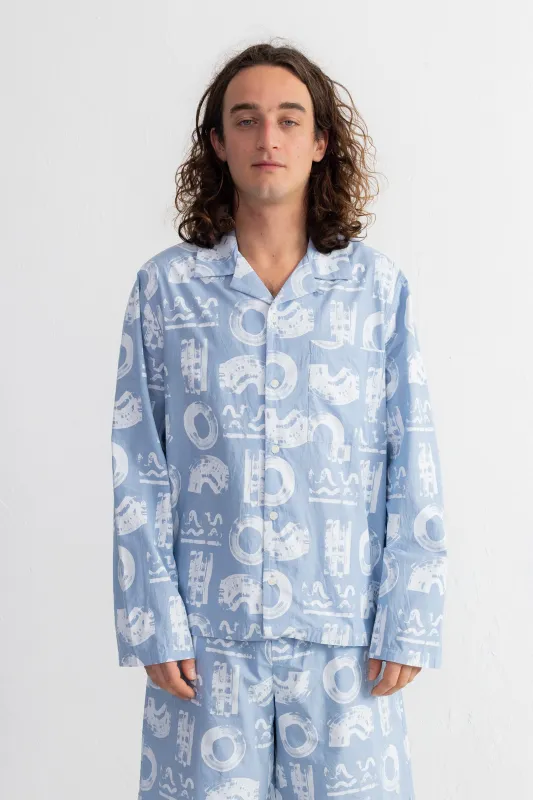 Loungewear Shirt - Icon Print | Kate Gibb made by Folk