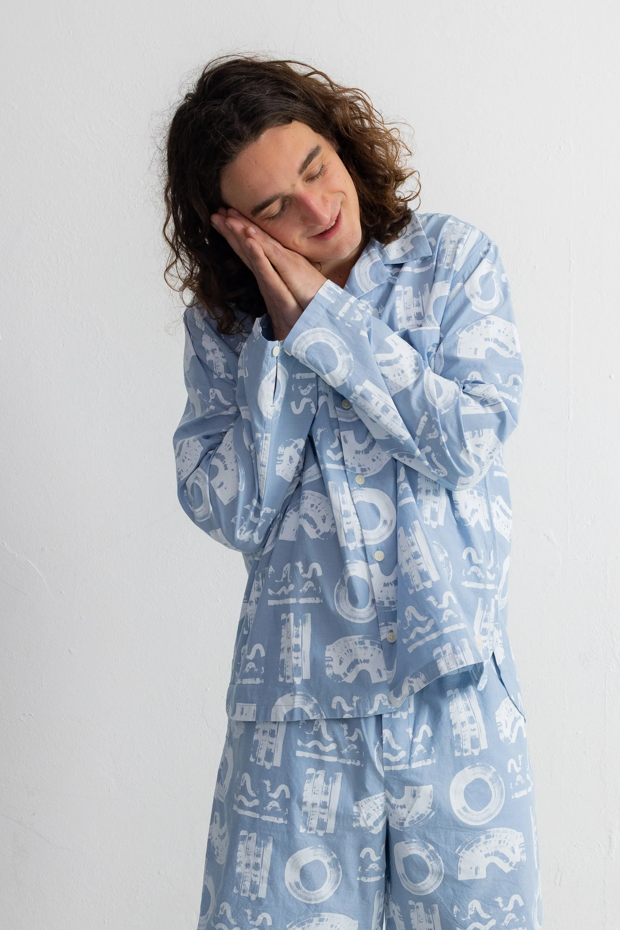 Loungewear Shirt - Icon Print | Kate Gibb sold by Folk product image thumbnail 5