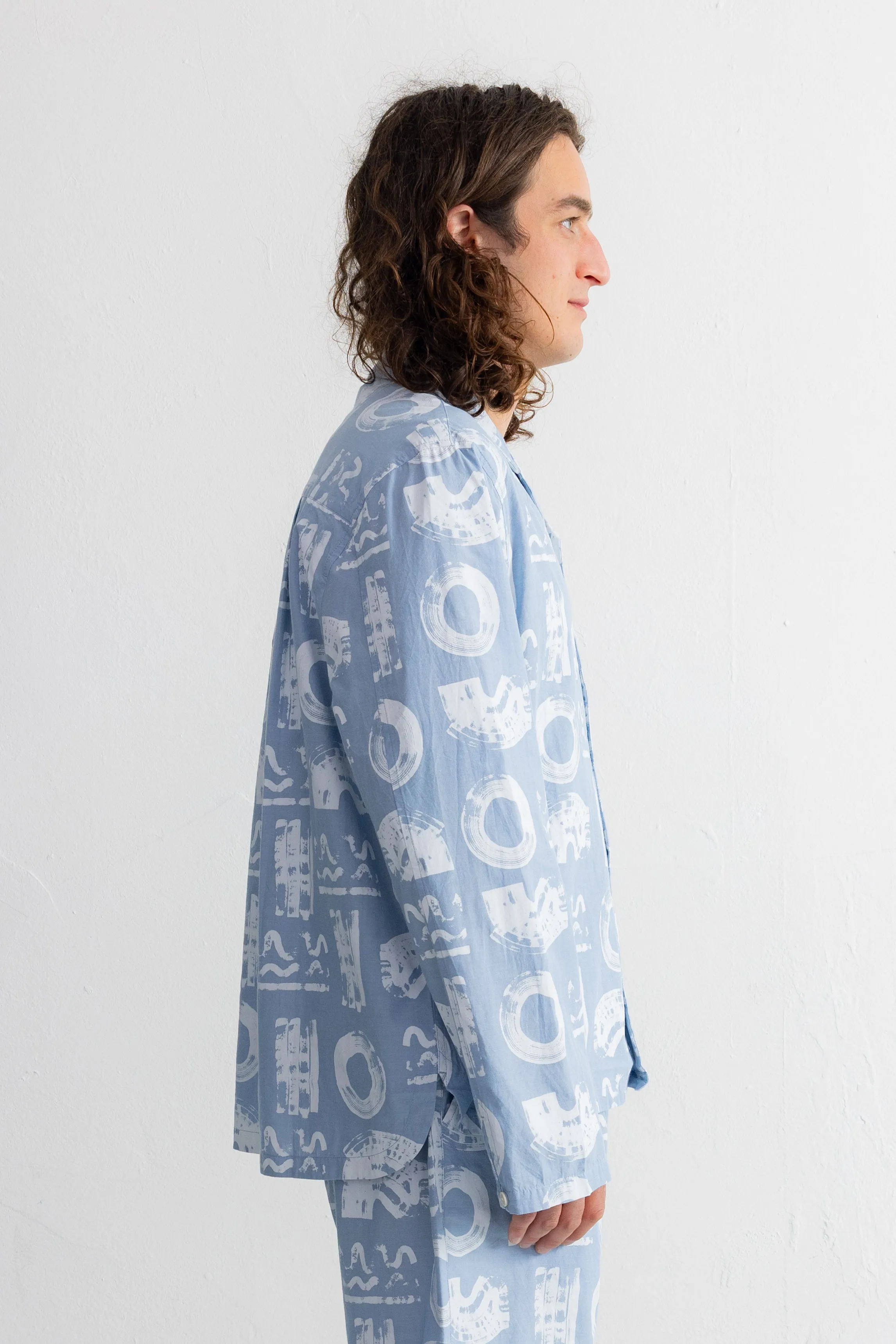 Loungewear Shirt - Icon Print | Kate Gibb sold by Folk product image thumbnail 3