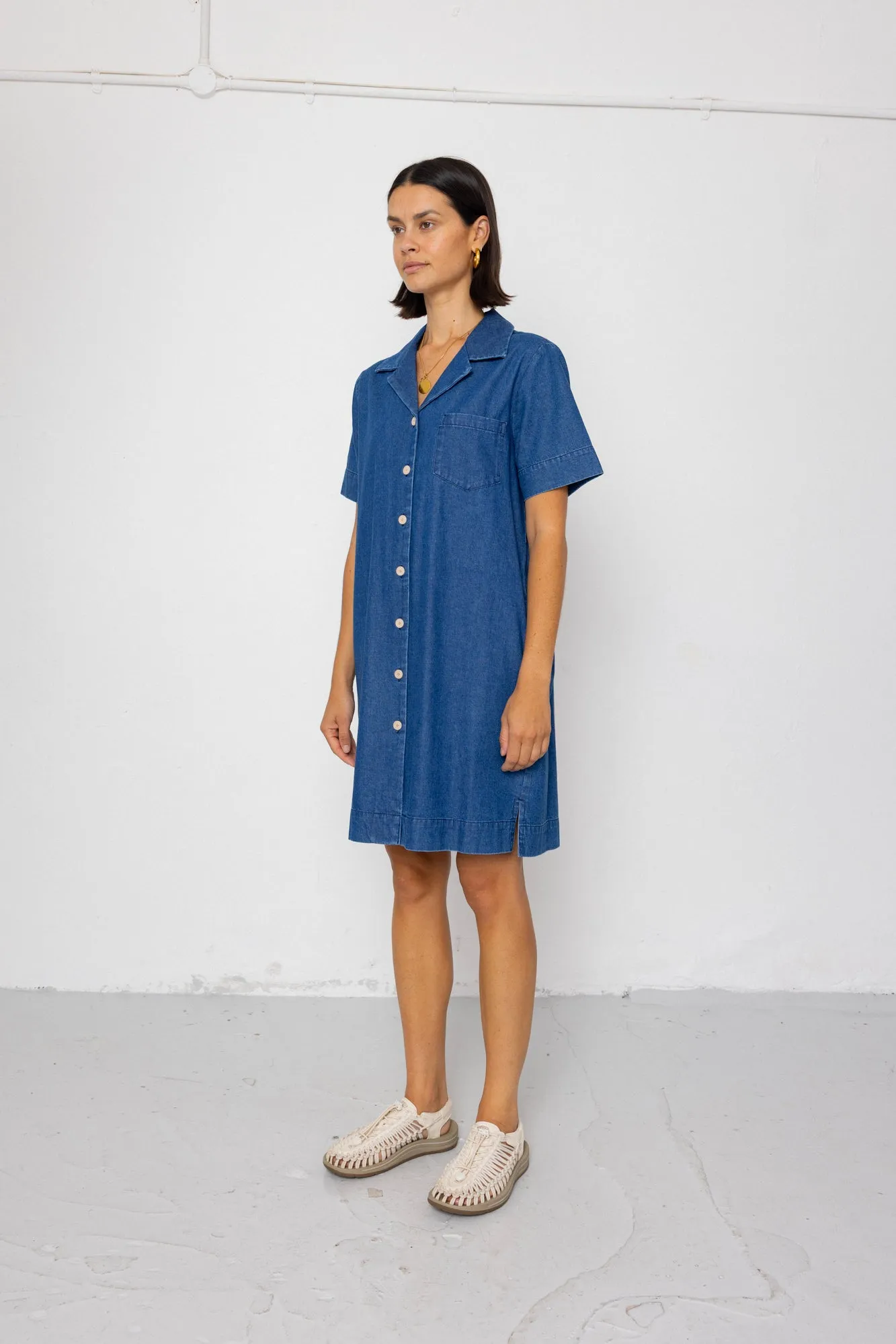 Shirt Dress - Indigo Denim sold by Folk product image thumbnail 5