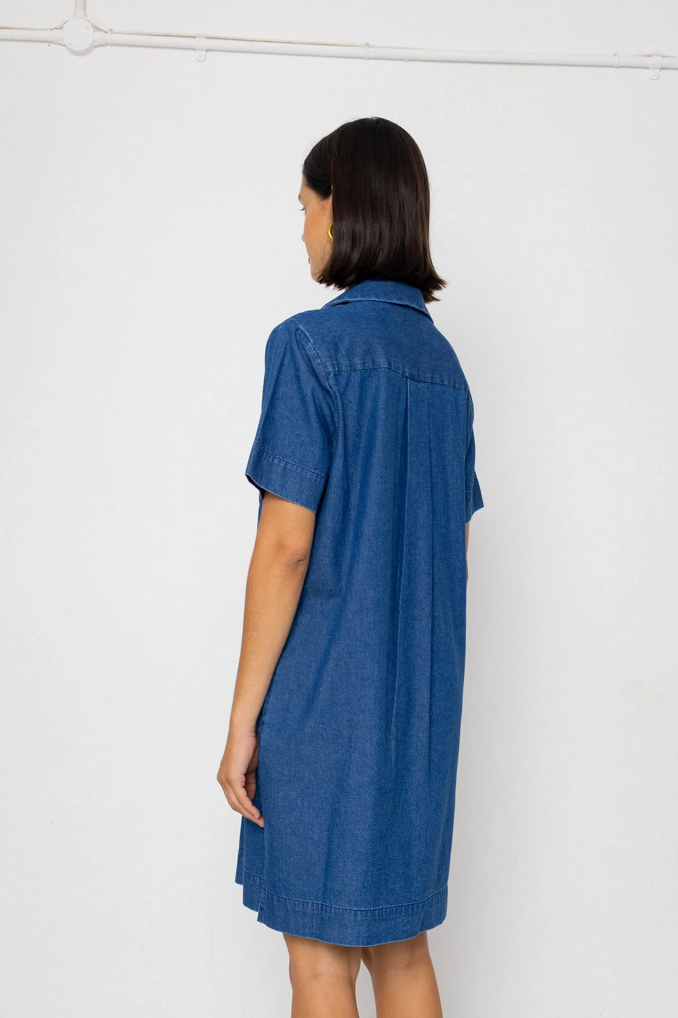 Shirt Dress - Indigo Denim sold by Folk product image thumbnail 4