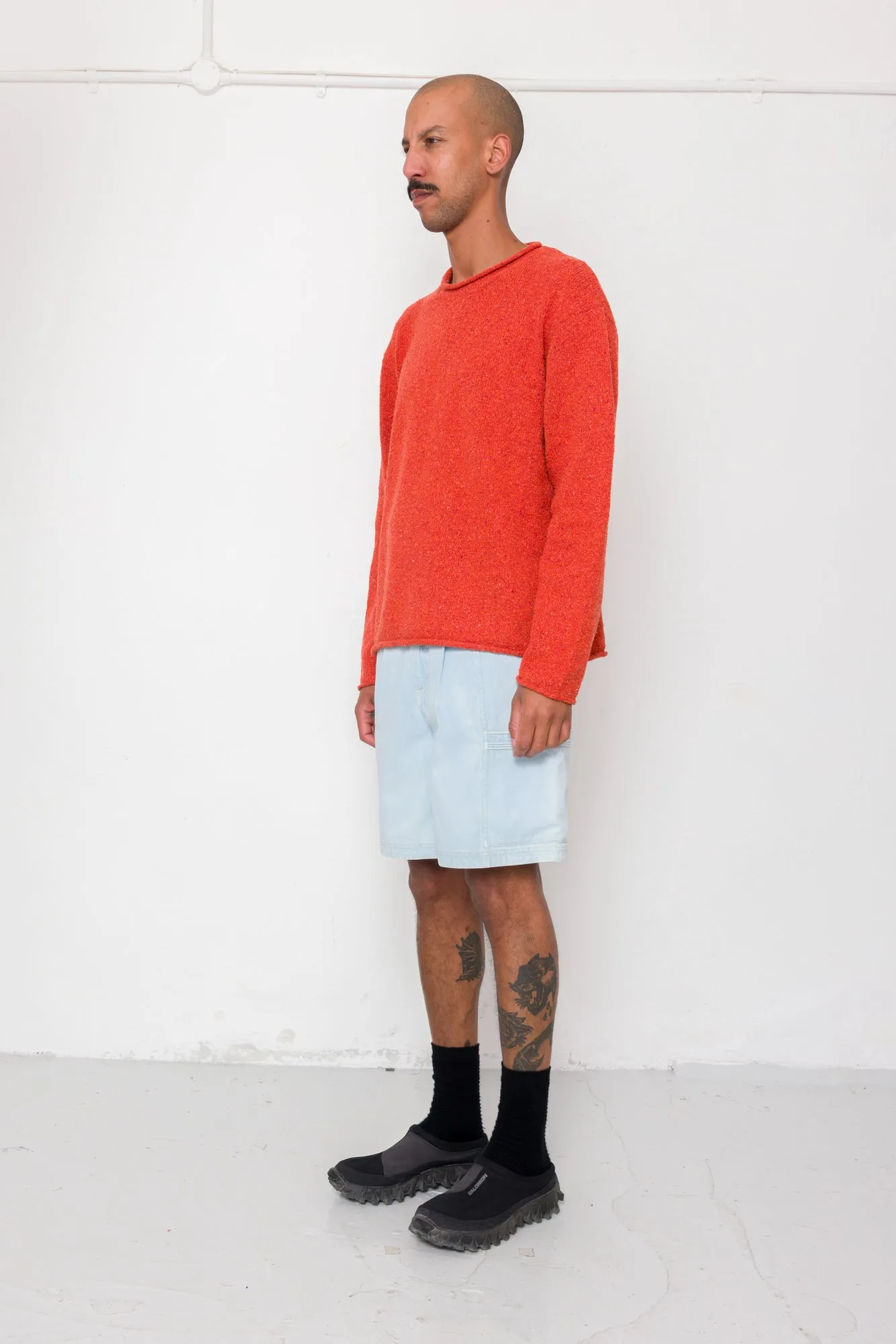 Lunar Jean Short - Light Denim sold by Folk product image thumbnail 4