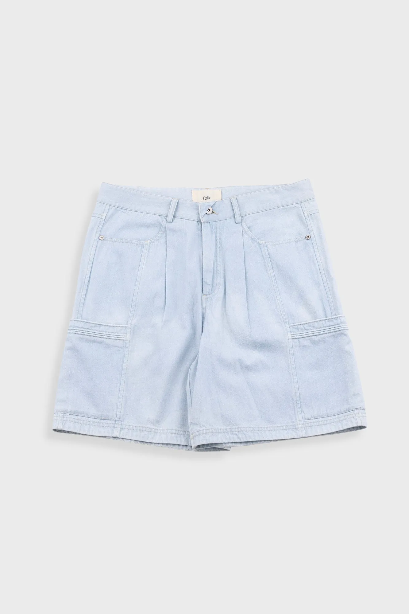 Lunar Jean Short - Light Denim sold by Folk