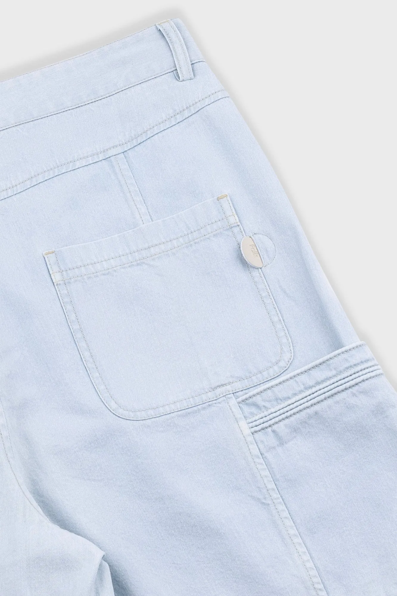 Lunar Jean Short - Light Denim sold by Folk product image thumbnail 5