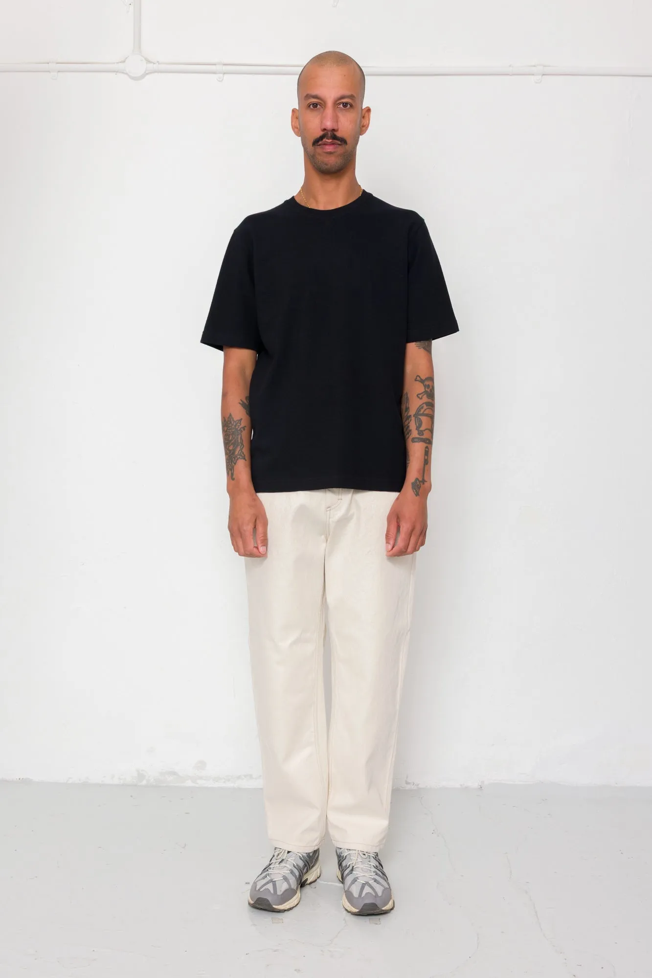 Short Sleeve Textured T-Shirt - Black sold by Folk product image thumbnail 2