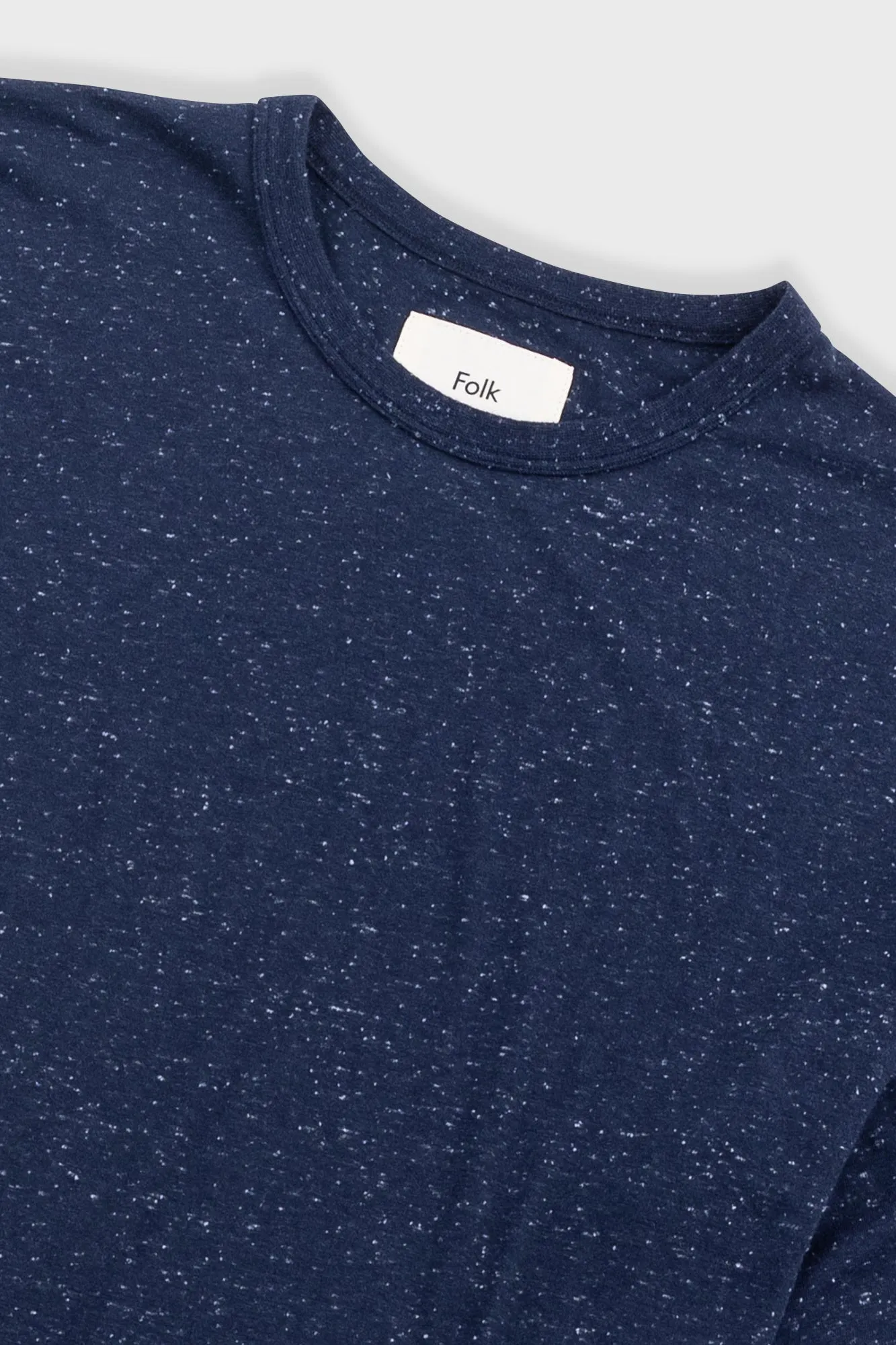 Relaxed Assembly T-Shirt - Navy Nep sold by Folk product image thumbnail 5