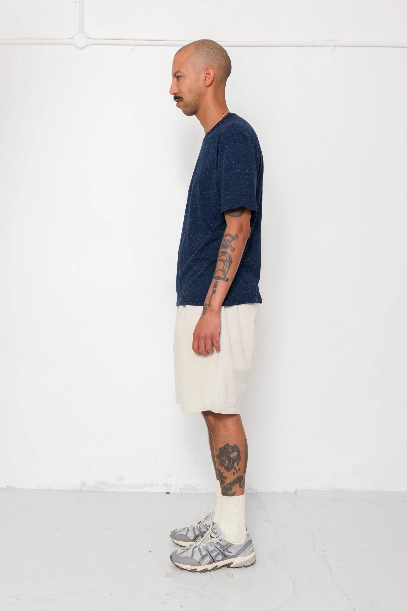 Relaxed Assembly T-Shirt - Navy Nep sold by Folk product image thumbnail 4