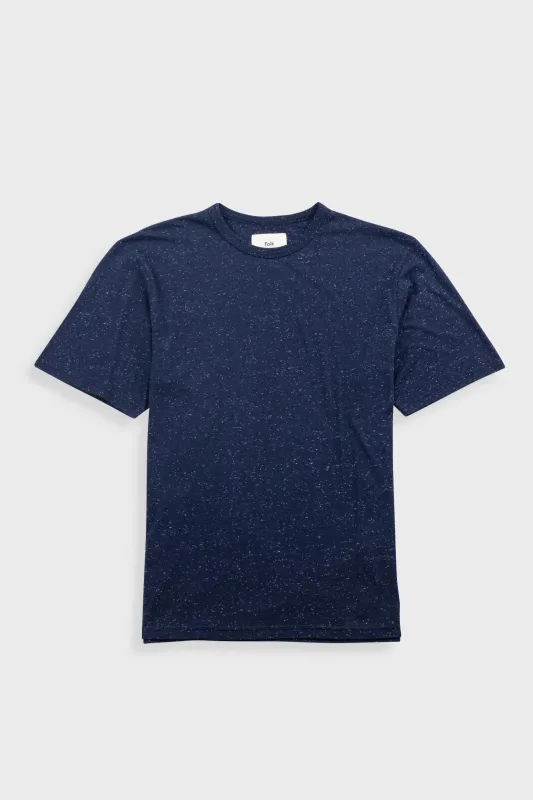 Relaxed Assembly T-Shirt - Navy Nep sold by Folk