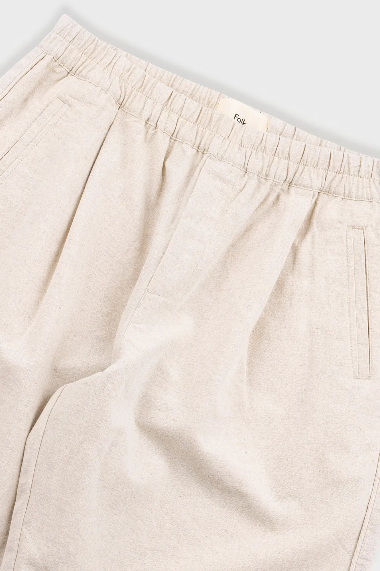 Relaxed Assembly Short - Natural Linen Cotton Canvas sold by Folk product image thumbnail 4