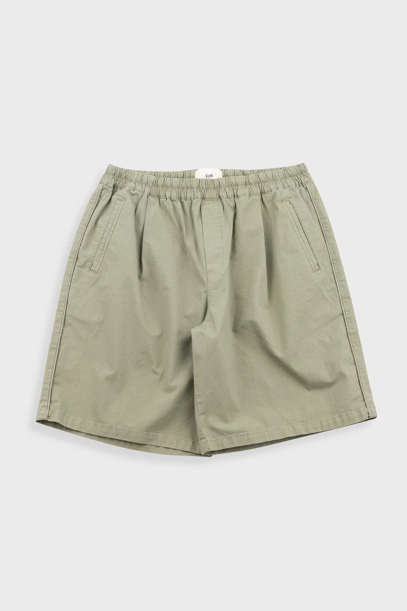 Relaxed Assembly Short - Light Olive Ripstop sold by Folk