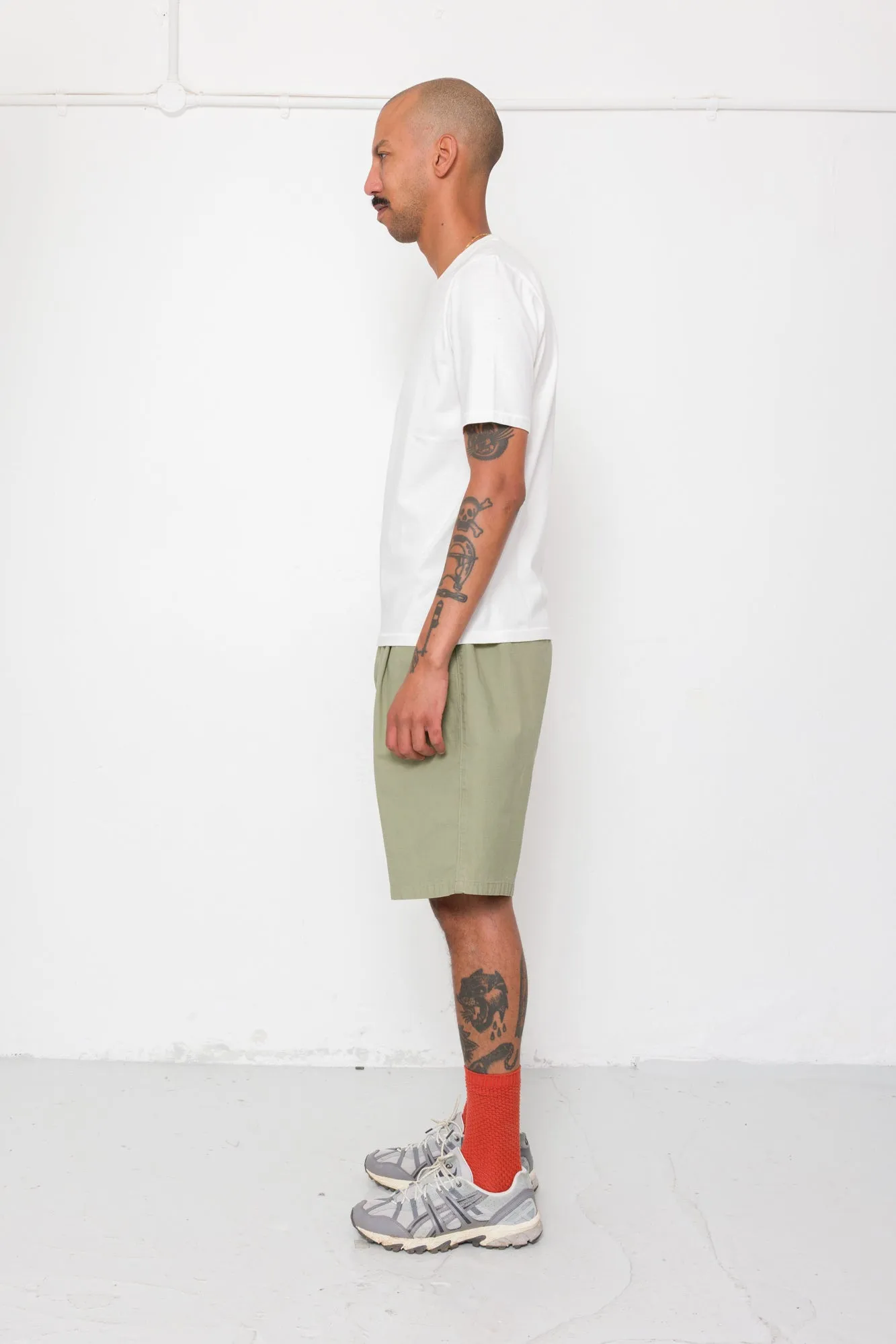 Relaxed Assembly Short - Light Olive Ripstop sold by Folk product image thumbnail 4