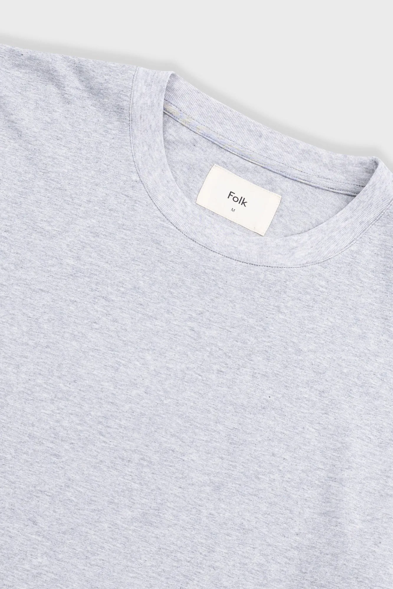 Oversized T-Shirt - Grey Melange Slub sold by Folk product image thumbnail 5