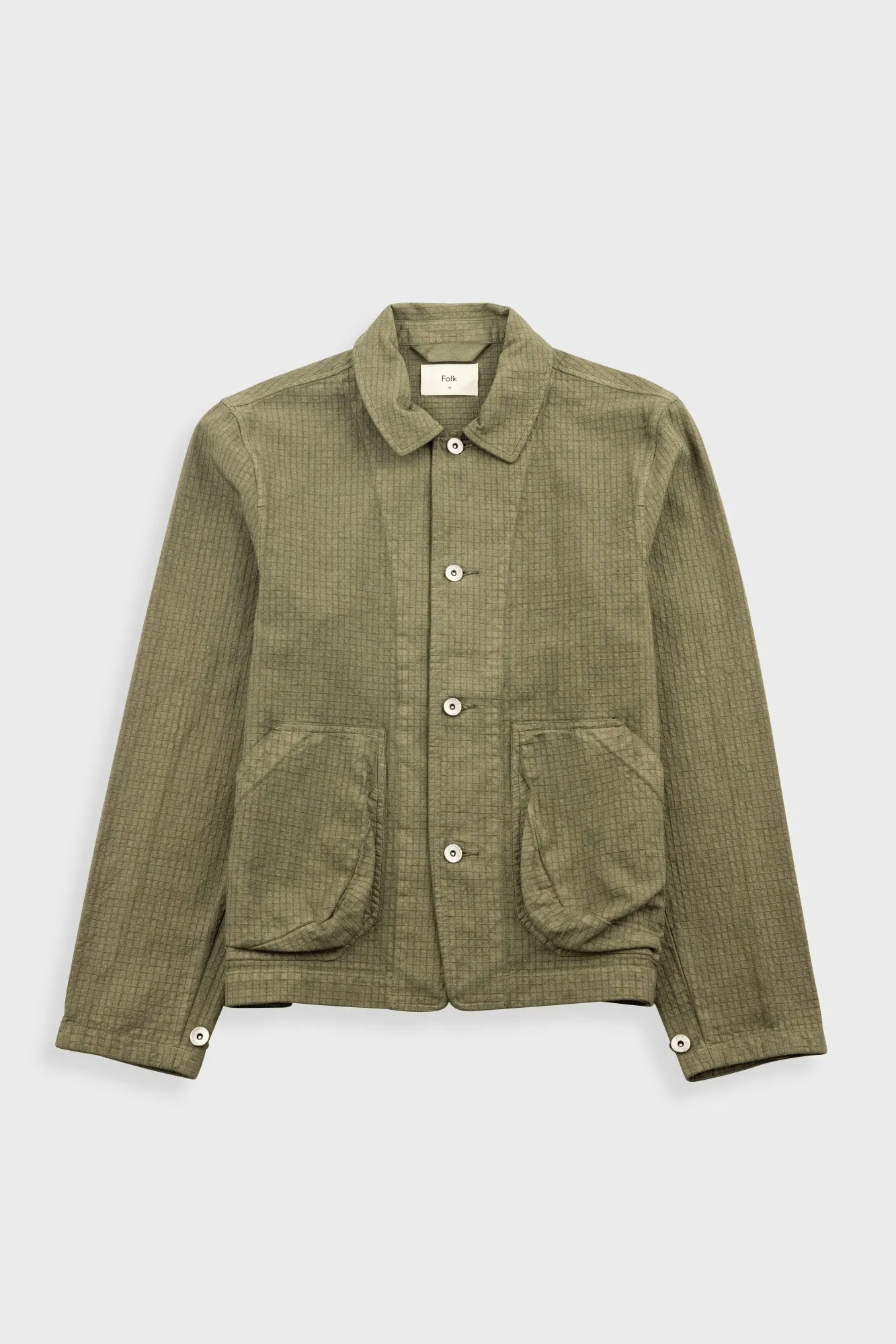 Prism Jacket - Olive Chunky Ripstop sold by Folk