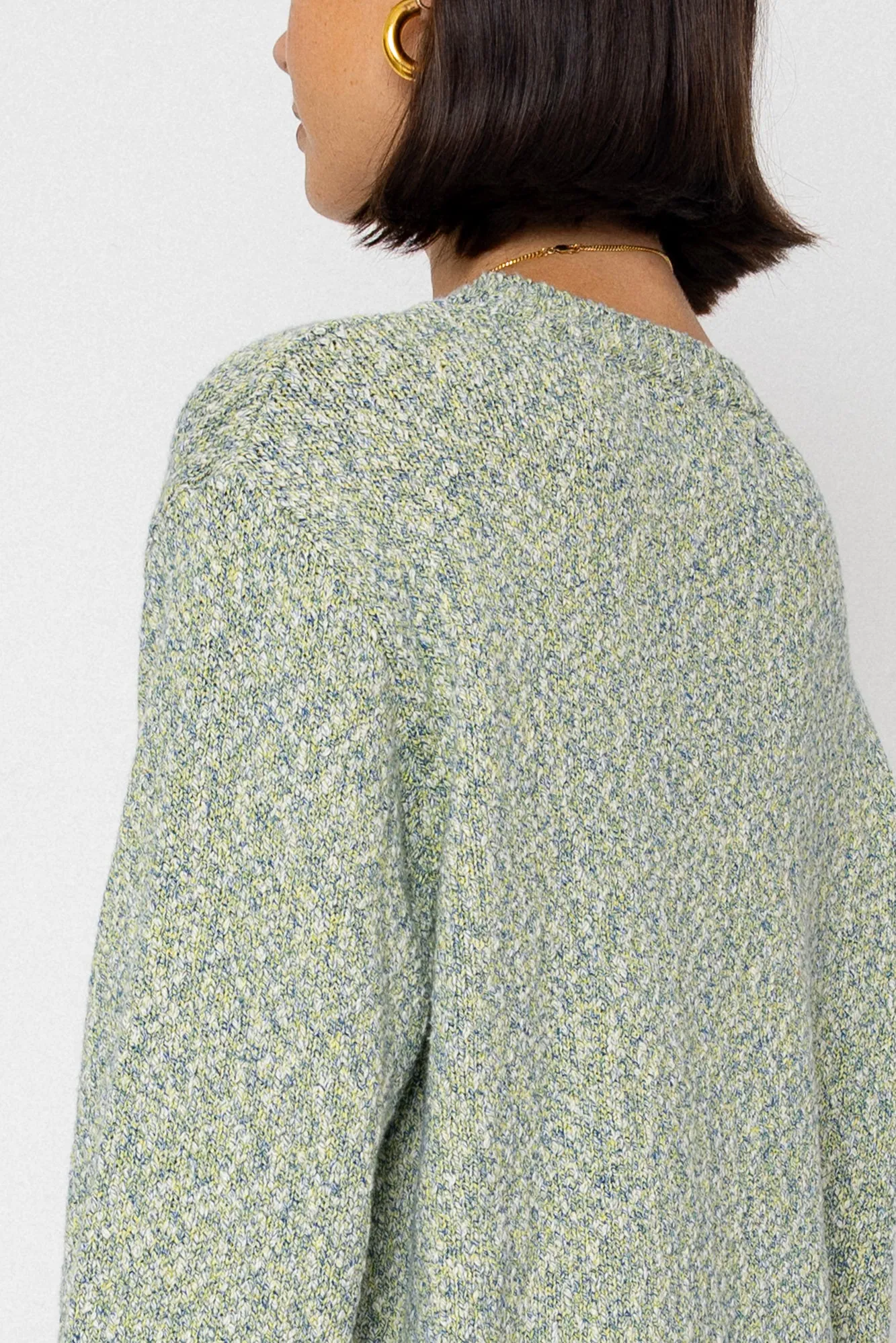 Chain Crew Jumper - Citron Mix sold by Folk product image thumbnail 2