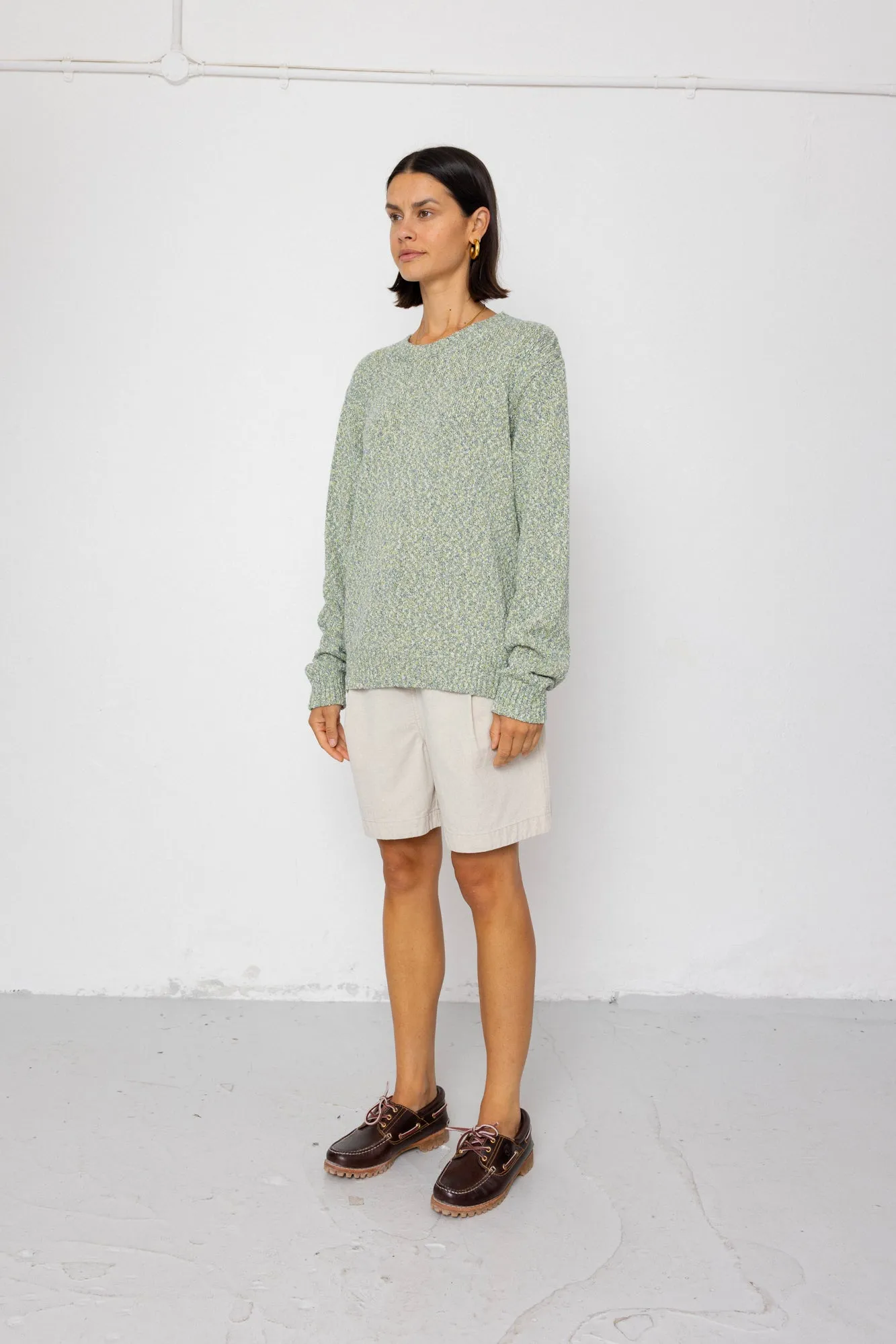 Chain Crew Jumper - Citron Mix sold by Folk product image thumbnail 4