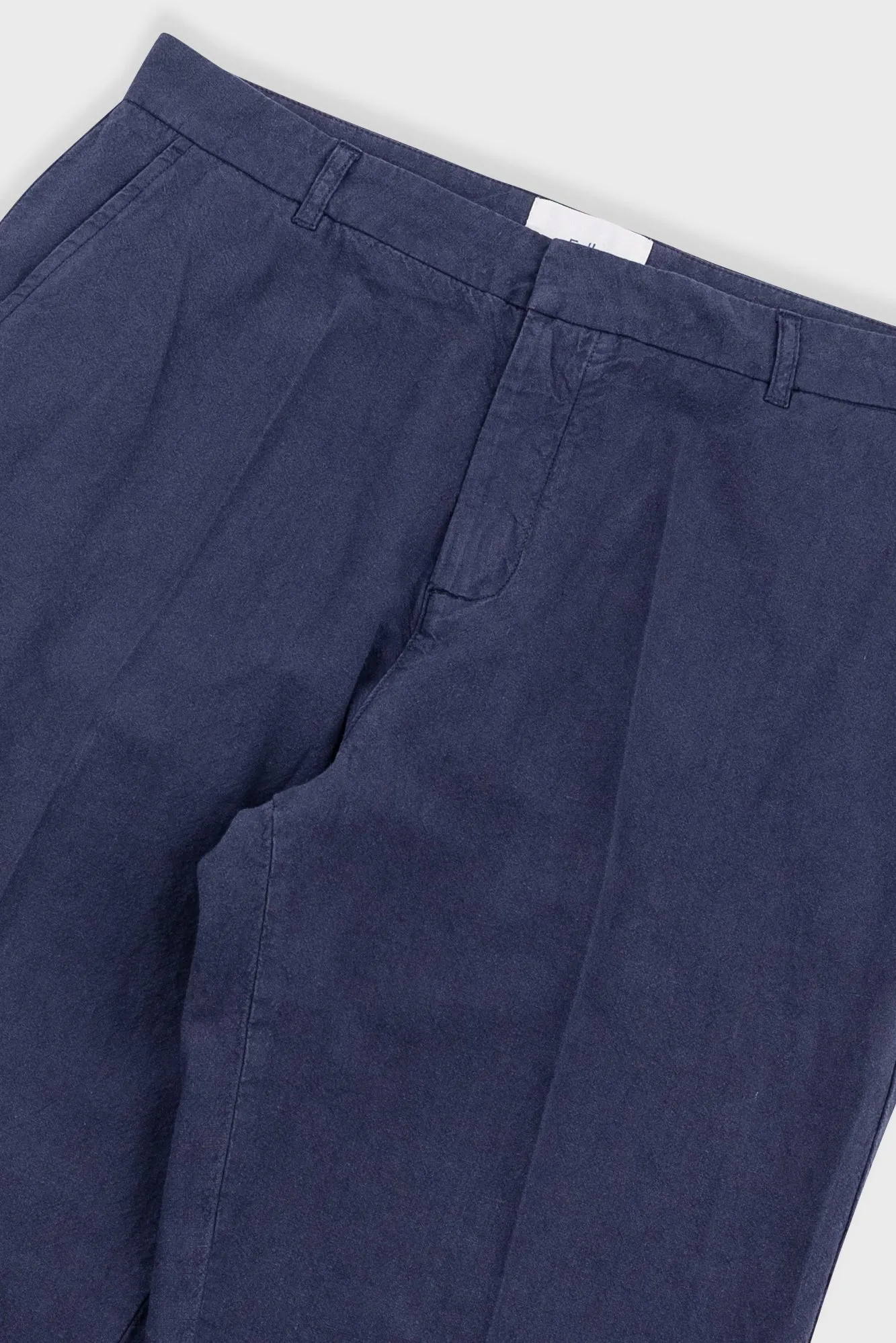 Lunar Suit Trouser - Dark Navy Cotton Linen sold by Folk product image thumbnail 5