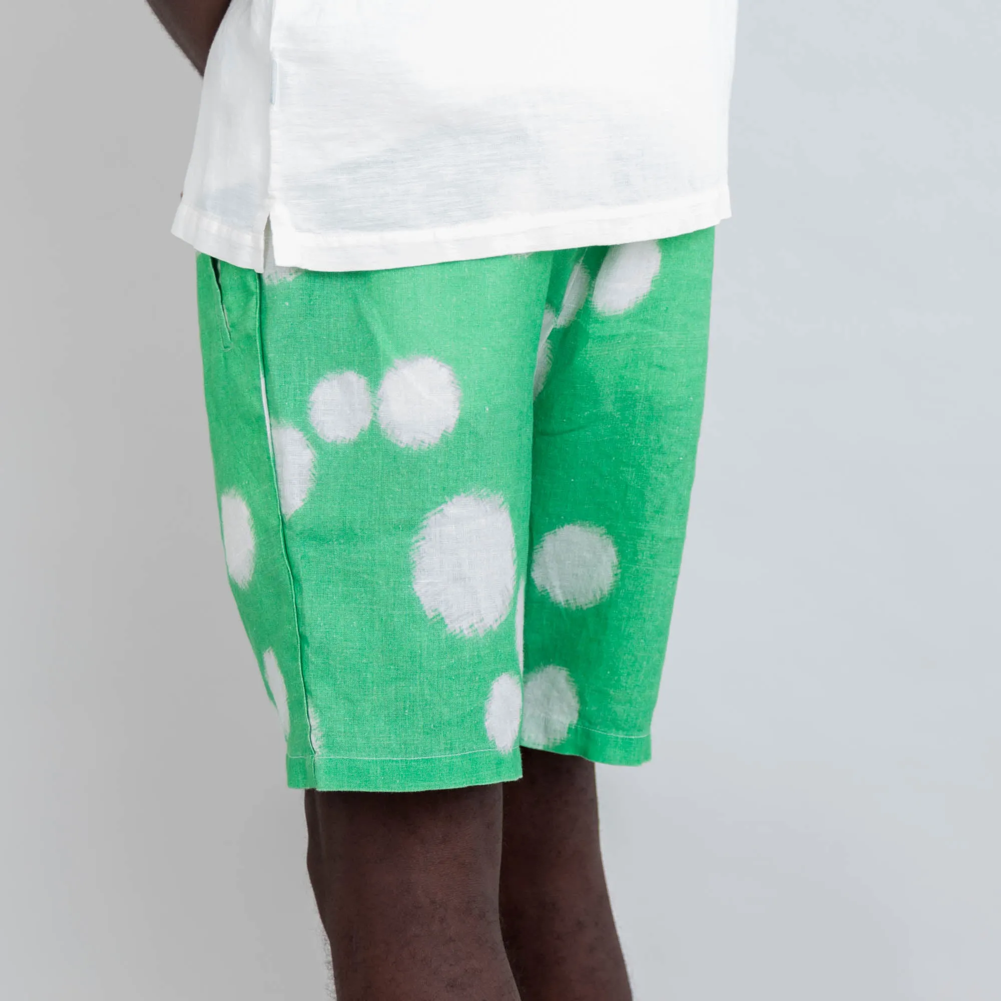 Assembly Short - Green Dot Print sold by Folk product image thumbnail 4