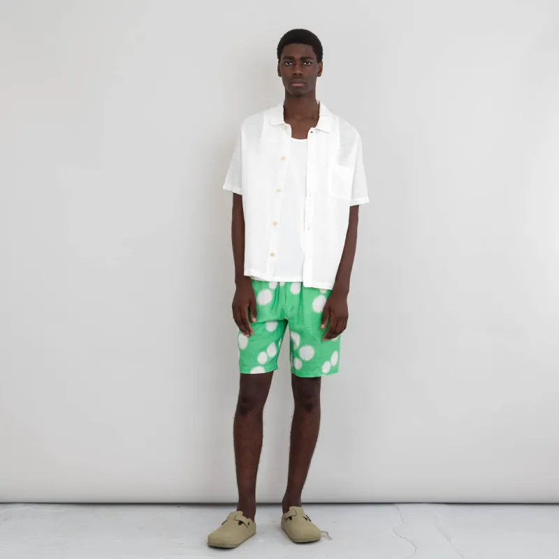 Assembly Short - Green Dot Print made by Folk