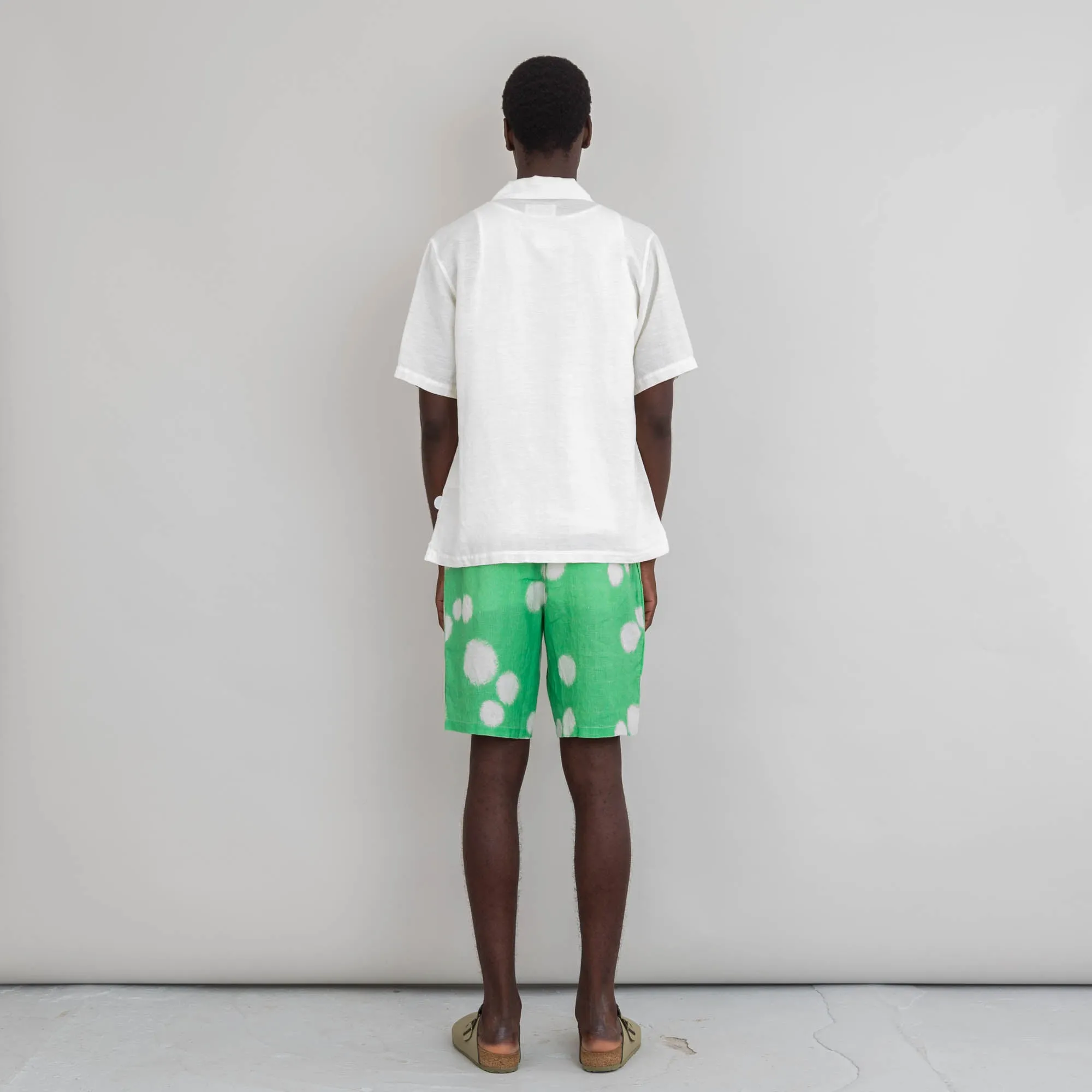 Assembly Short - Green Dot Print sold by Folk product image thumbnail 3