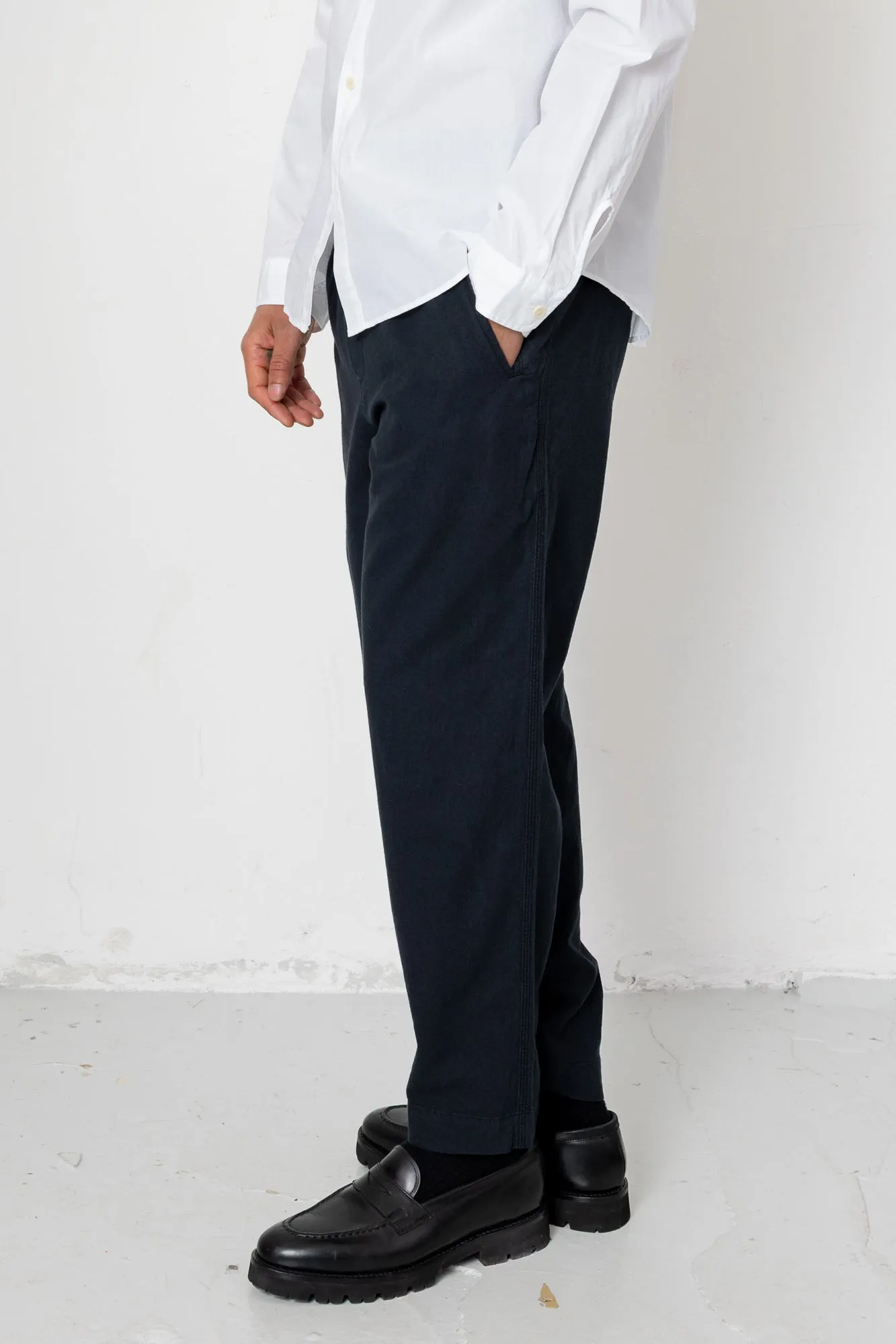 Assembly Pant - Black Cotton Linen sold by Folk product image thumbnail 3