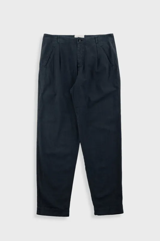 Assembly Pant - Black Cotton Linen made by Folk