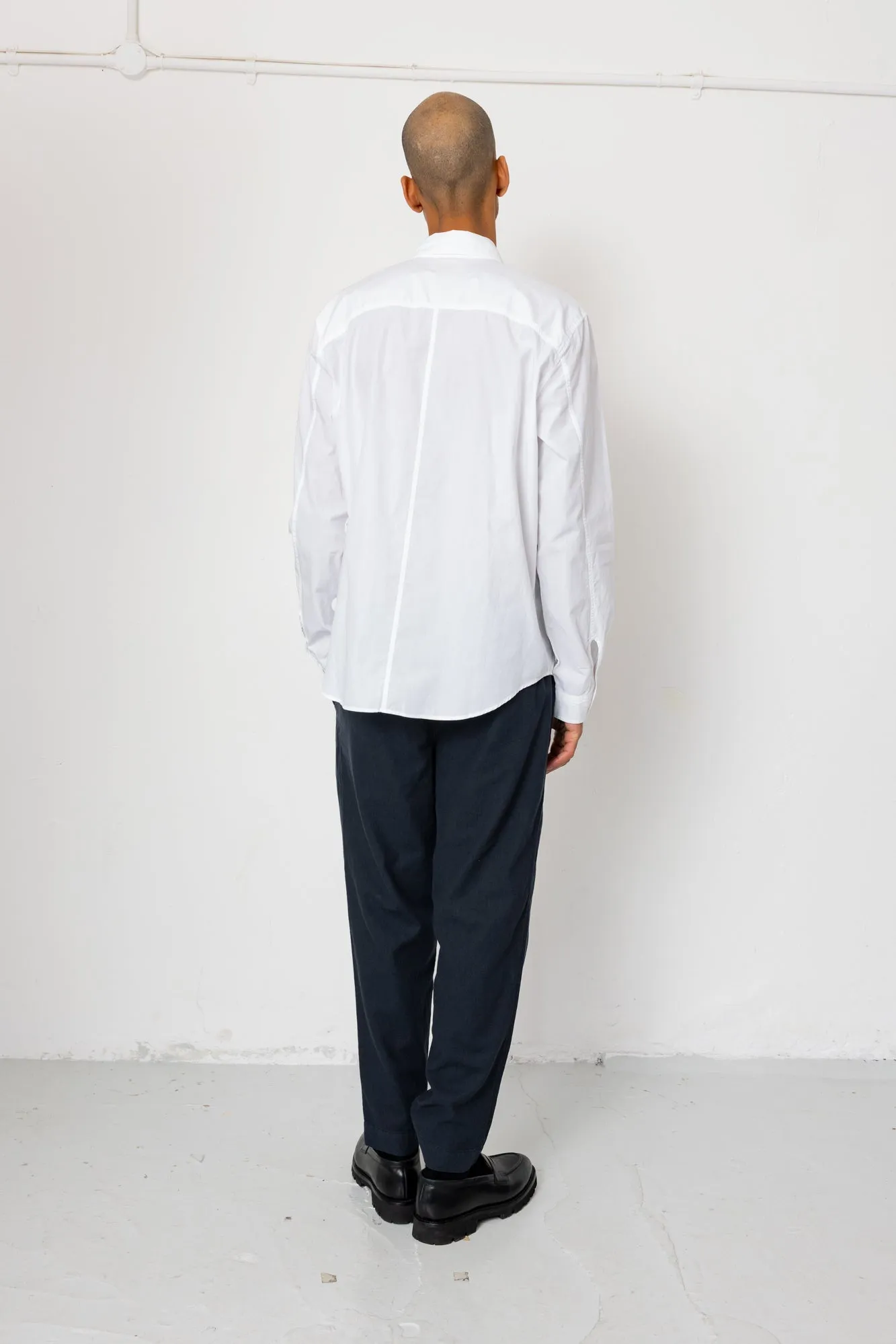 Drawcord Assembly Pant - Black Cotton Linen sold by Folk product image thumbnail 4