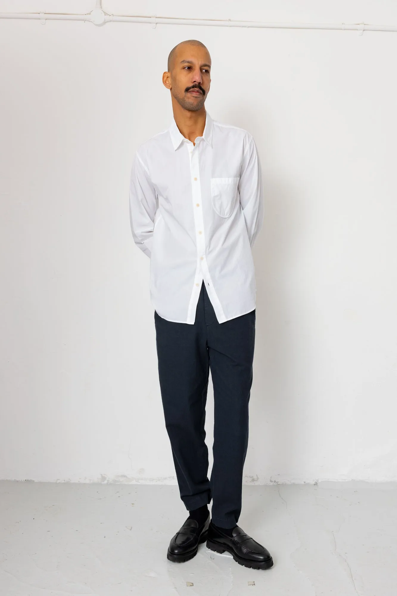 Drawcord Assembly Pant - Black Cotton Linen sold by Folk product image thumbnail 2