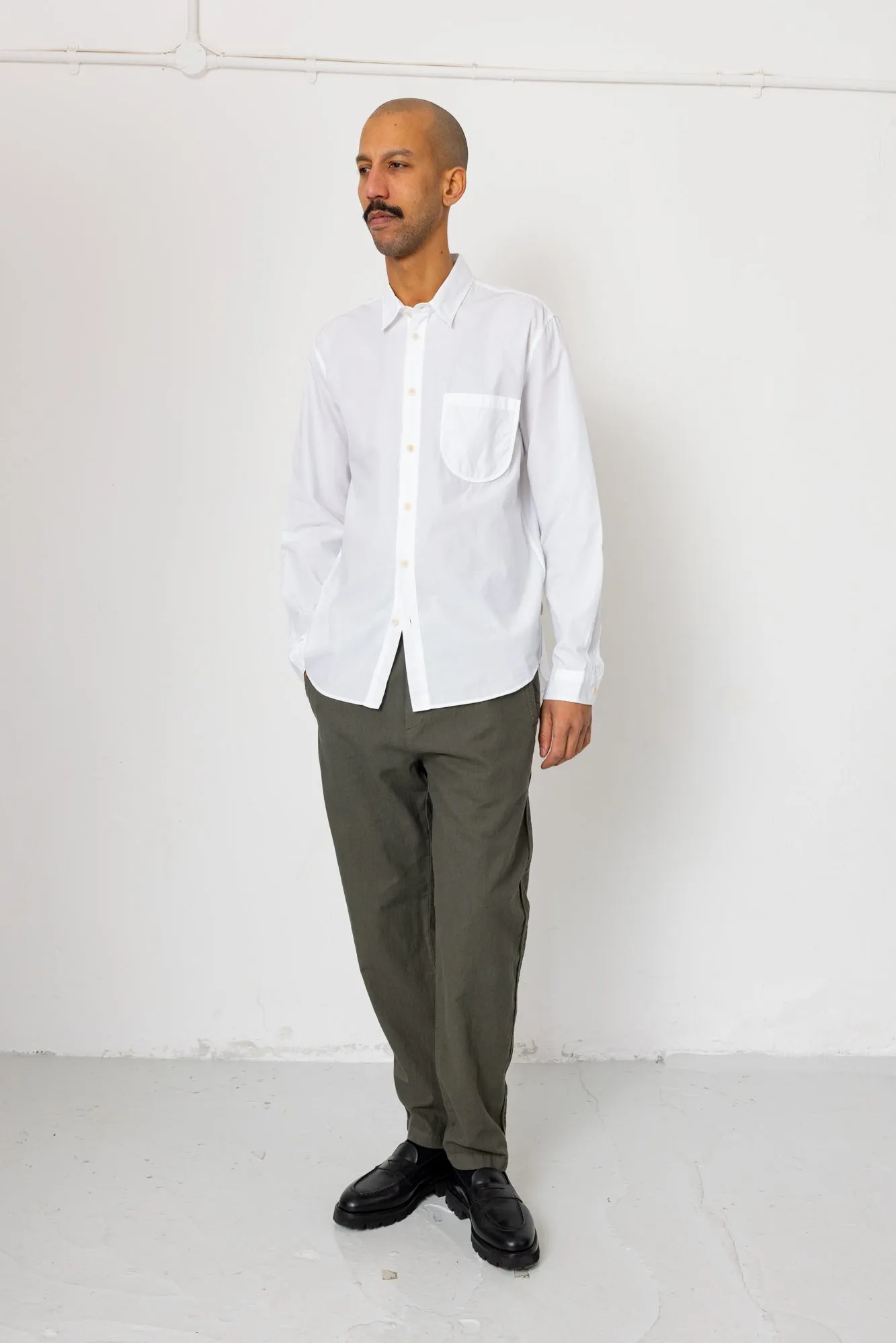 Cotton Linen Trouser - Dark Sage sold by Folk product image thumbnail 2