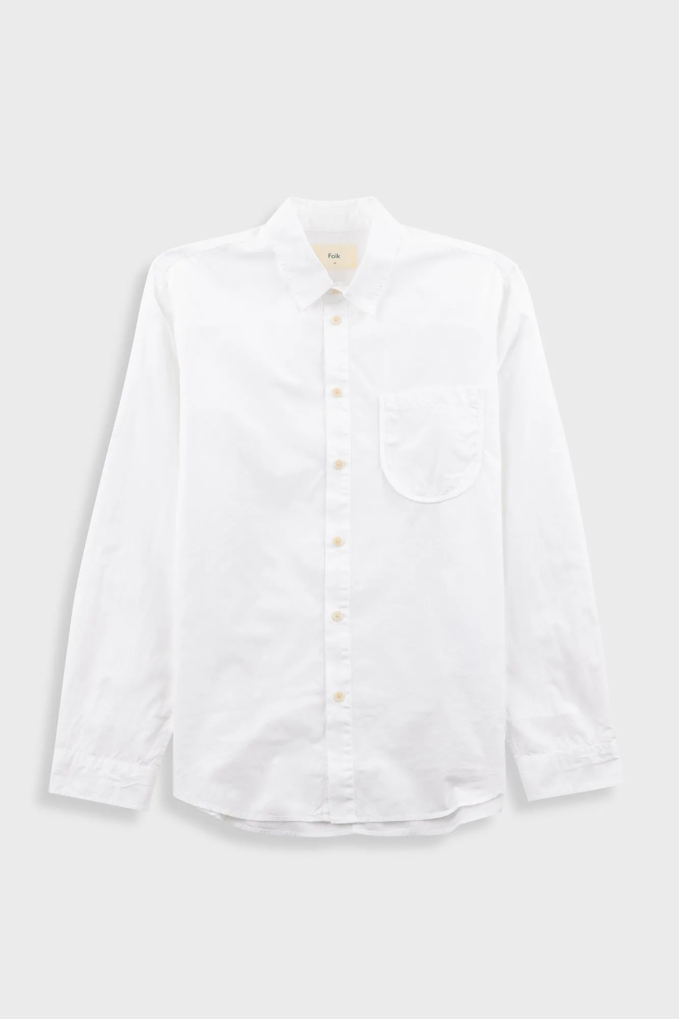 Curve Shirt - Bright White sold by Folk