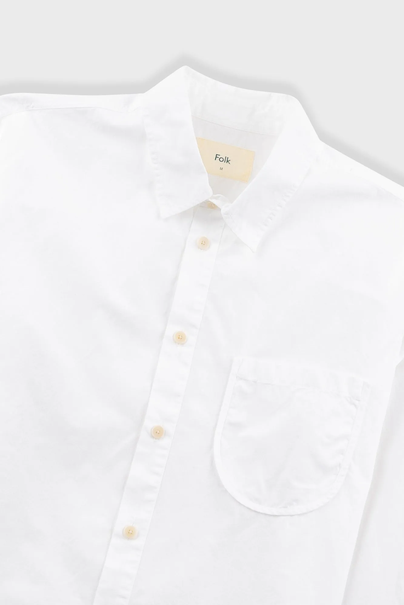 Curve Shirt - Bright White sold by Folk product image thumbnail 5