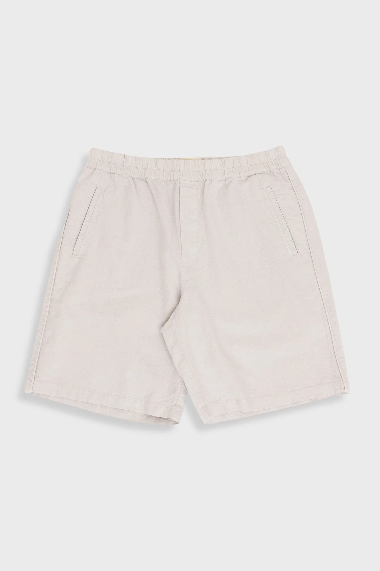 Assembly Short - Silver Grey Linen sold by Folk
