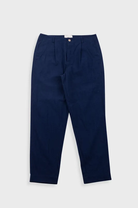 Assembly Pant - Dark Navy Crinkle made by Folk