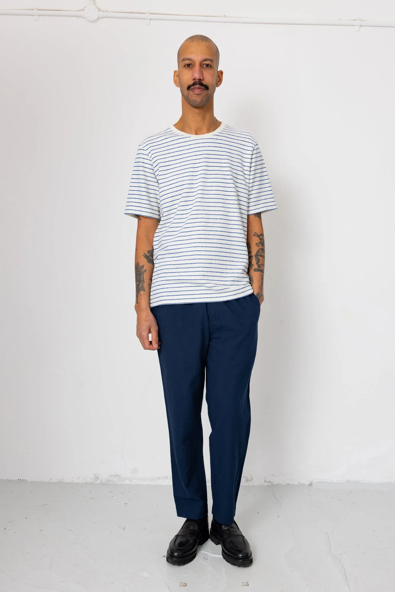 Assembly Pant - Dark Navy Crinkle sold by Folk product image thumbnail 2